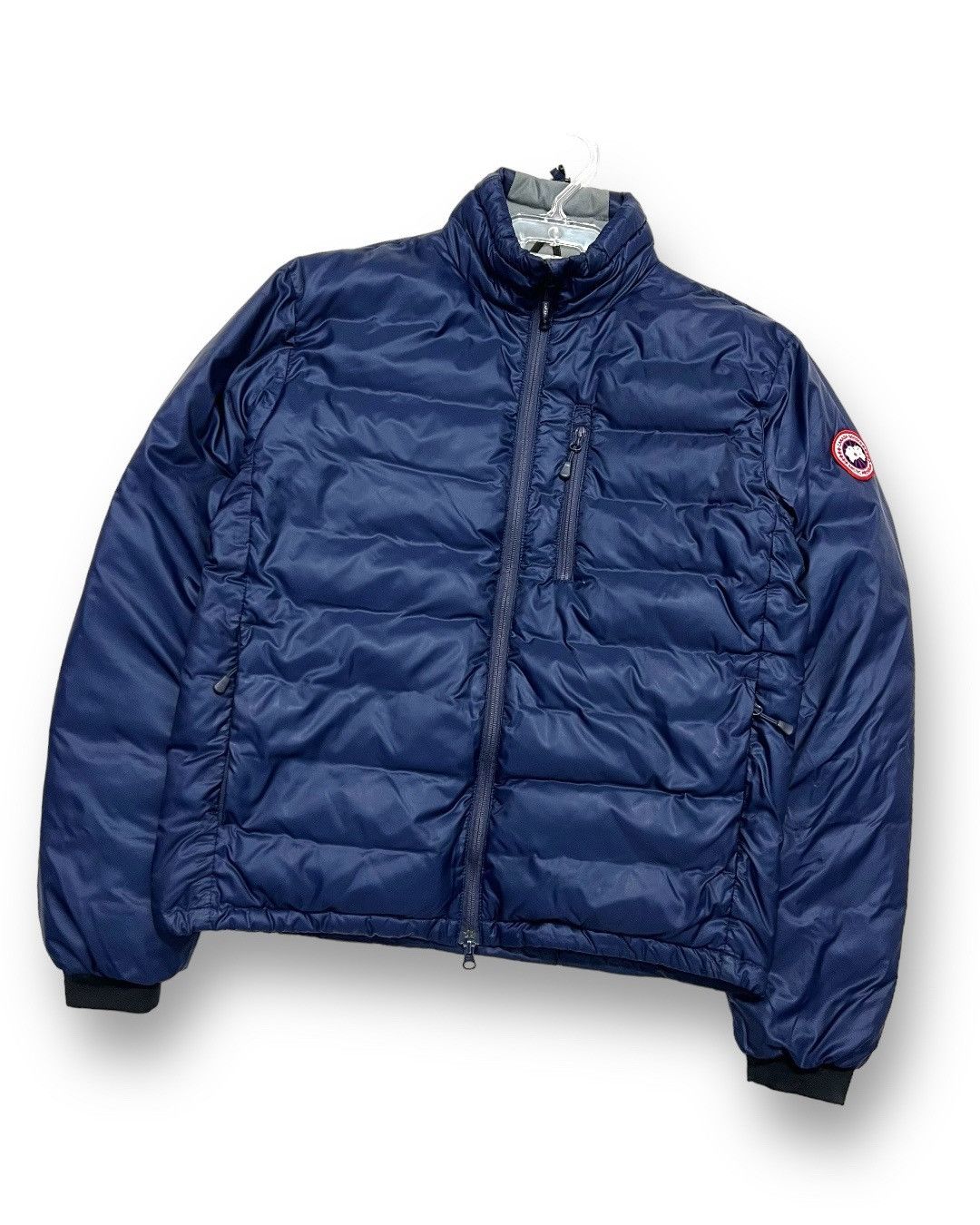 image of Canada Goose Lodge Down Jacket in Navy, Men's (Size Medium)