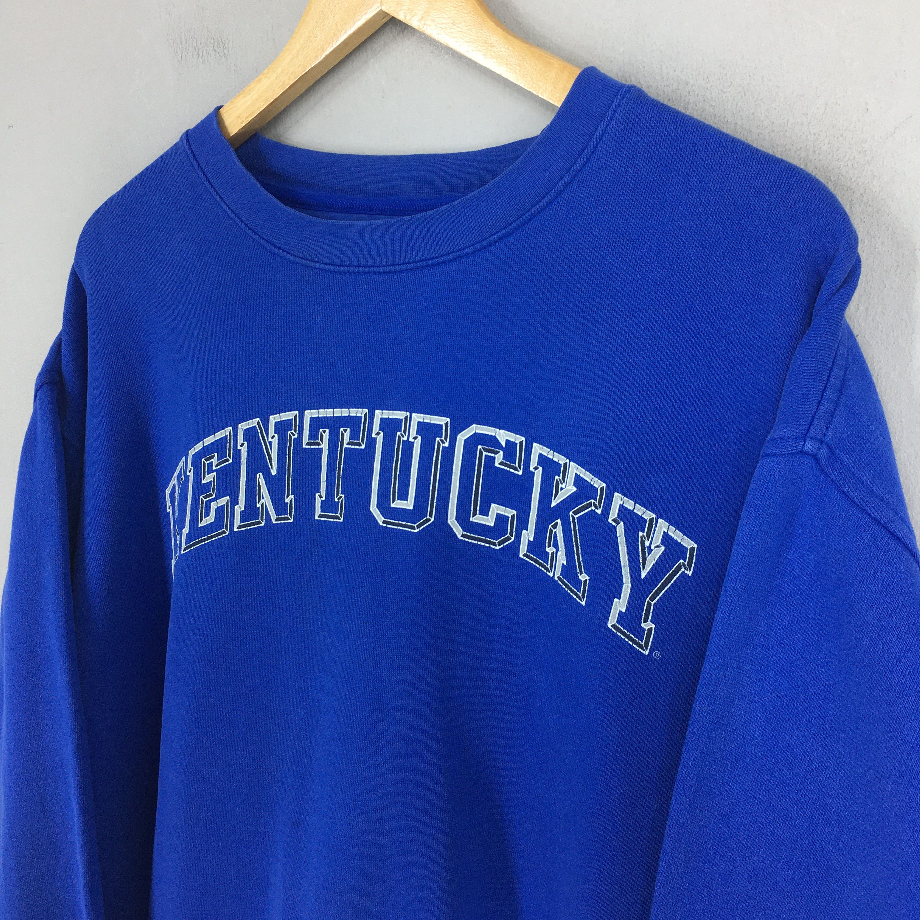 Soffe Vintage 90s Kentucky State Blue Sweatshirt XXLarge Size US XXL / EU 58 / 5 - 3 Thumbnail