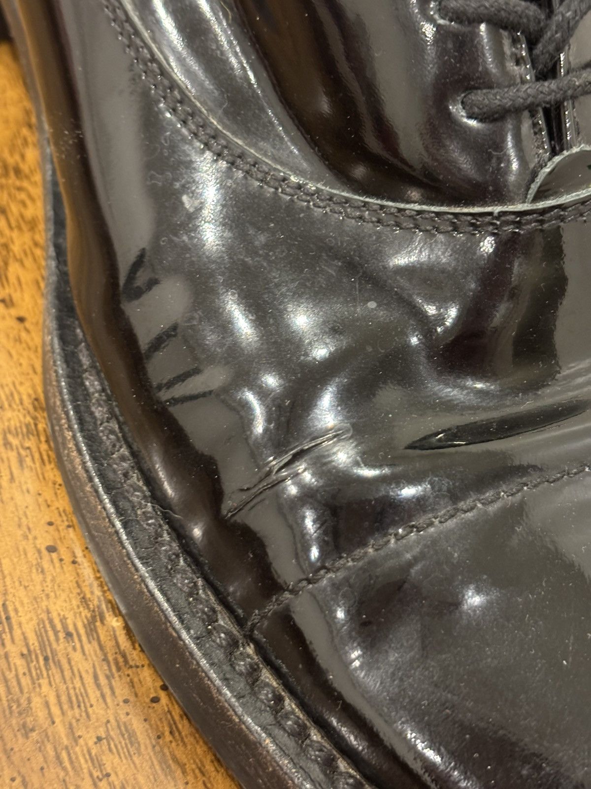 Miu Miu Miu Miu Patent Leather Oxfords Size US 8 / IT 38 - 7 Thumbnail