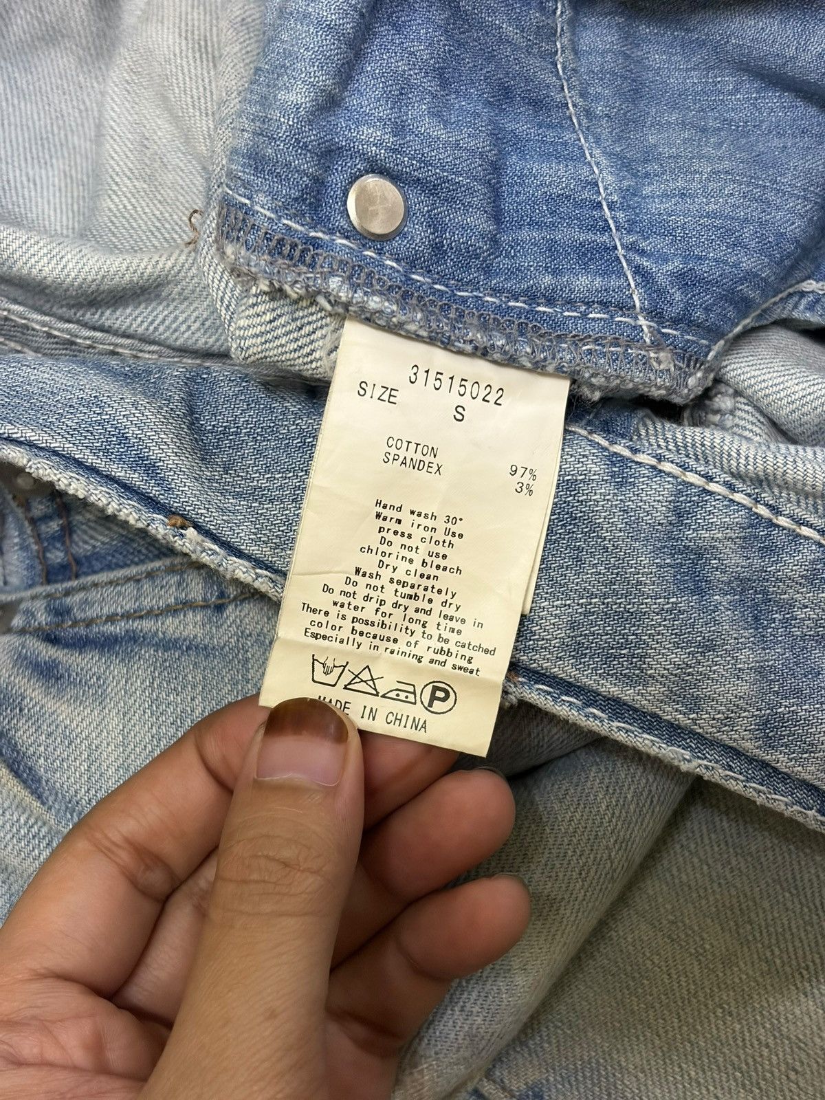 GOA Vintage Japanese Goa Distressed Jeans Size US 29 - 5 Thumbnail