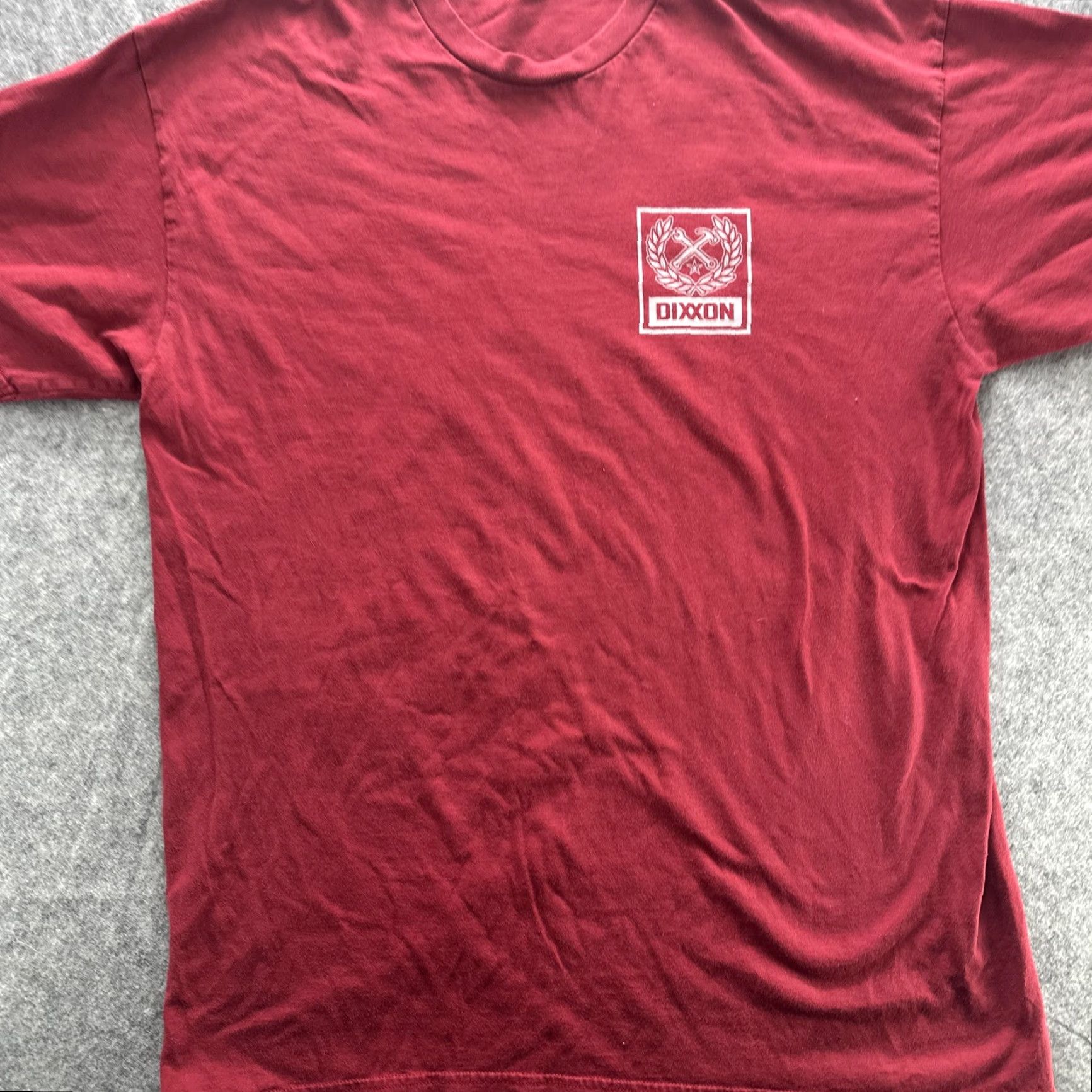 Logo 7 Dixxon Shirt Mens XL Red Logo Graphic Tee Short Sleeve T-Shirt Top Size US XL / EU 56 / 4 - 4 Thumbnail