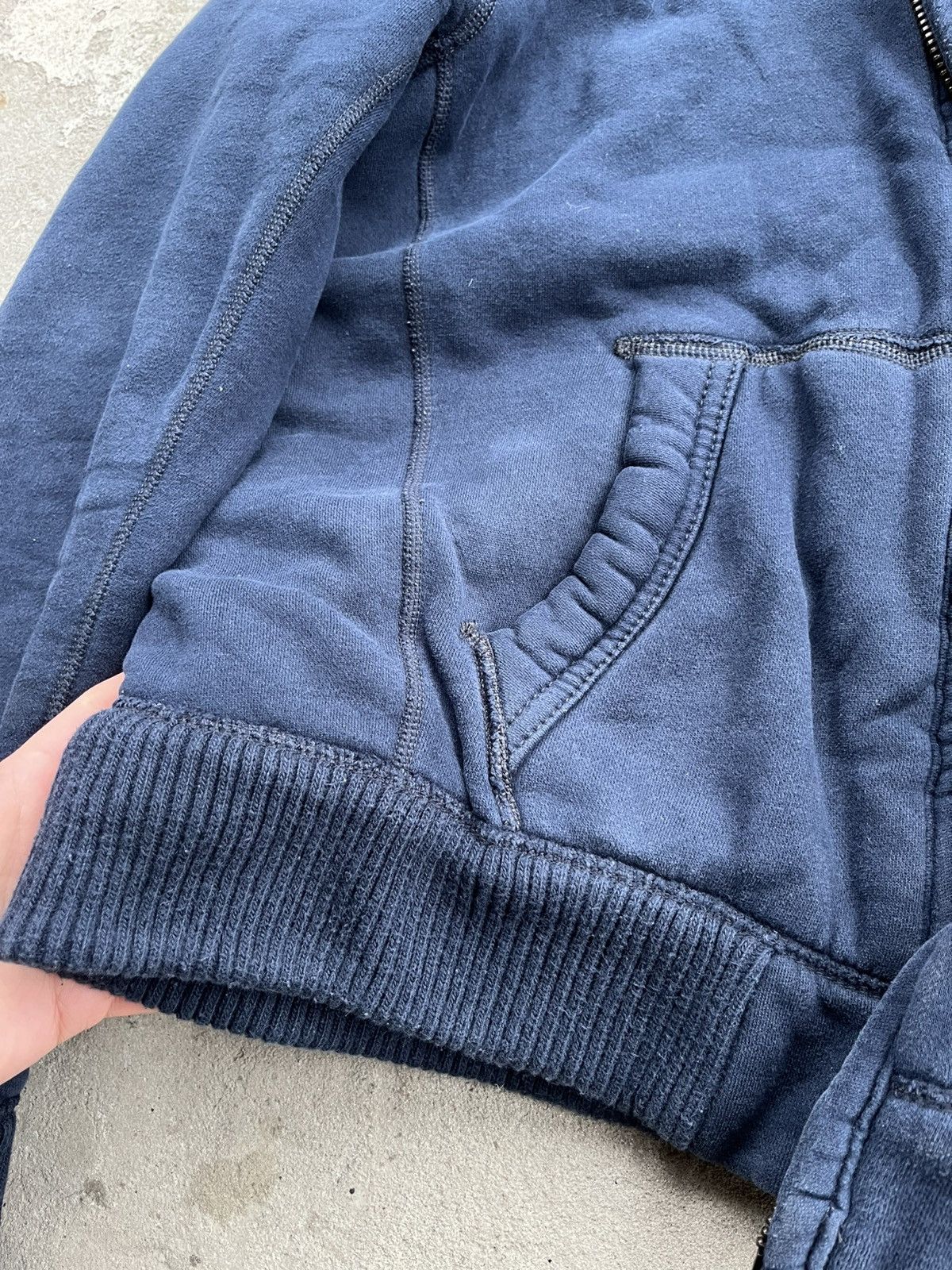 Abercrombie & Fitch Japanese Abercrombie Fitch Fur Faux Faded Y2K Zip Hoodie Size US L / EU 52-54 / 3 - 20 Thumbnail