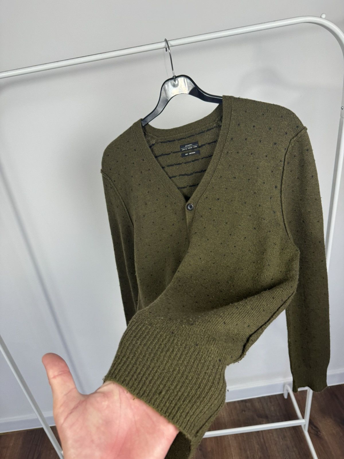 Allsaints AllSaints Hexen Wool Blend Button Cardigan Sweater Medium Size M / US 6-8 / IT 42-44 - 10 Thumbnail