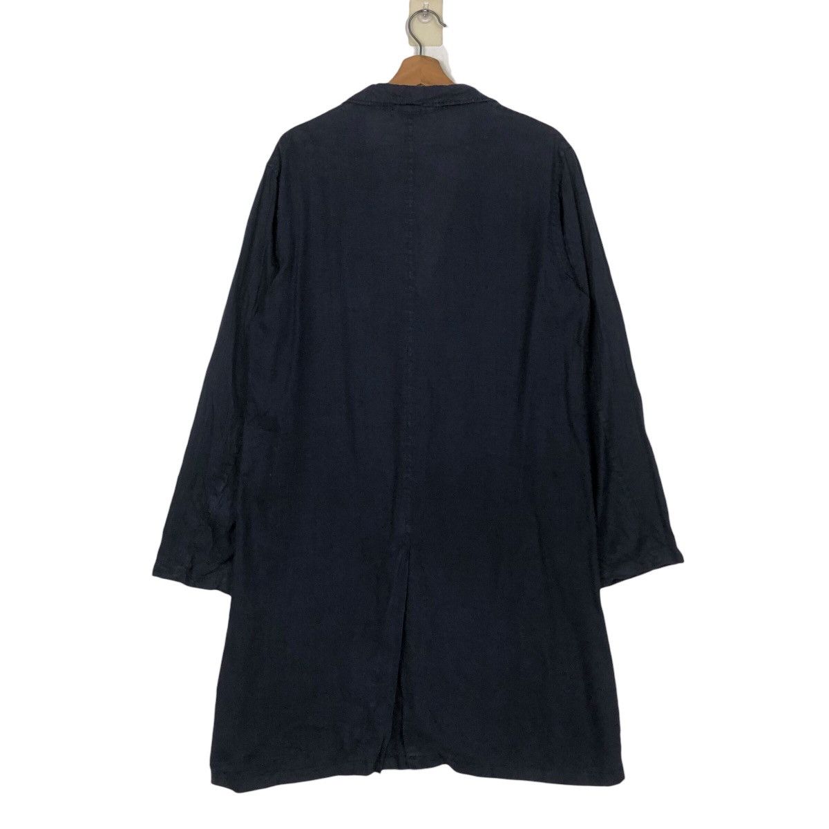 Beams Plus 📌Rich Blue Vintage Long Jacket Beams Plus Issey Miyake Size US M / EU 48-50 / 2 - 9 Thumbnail