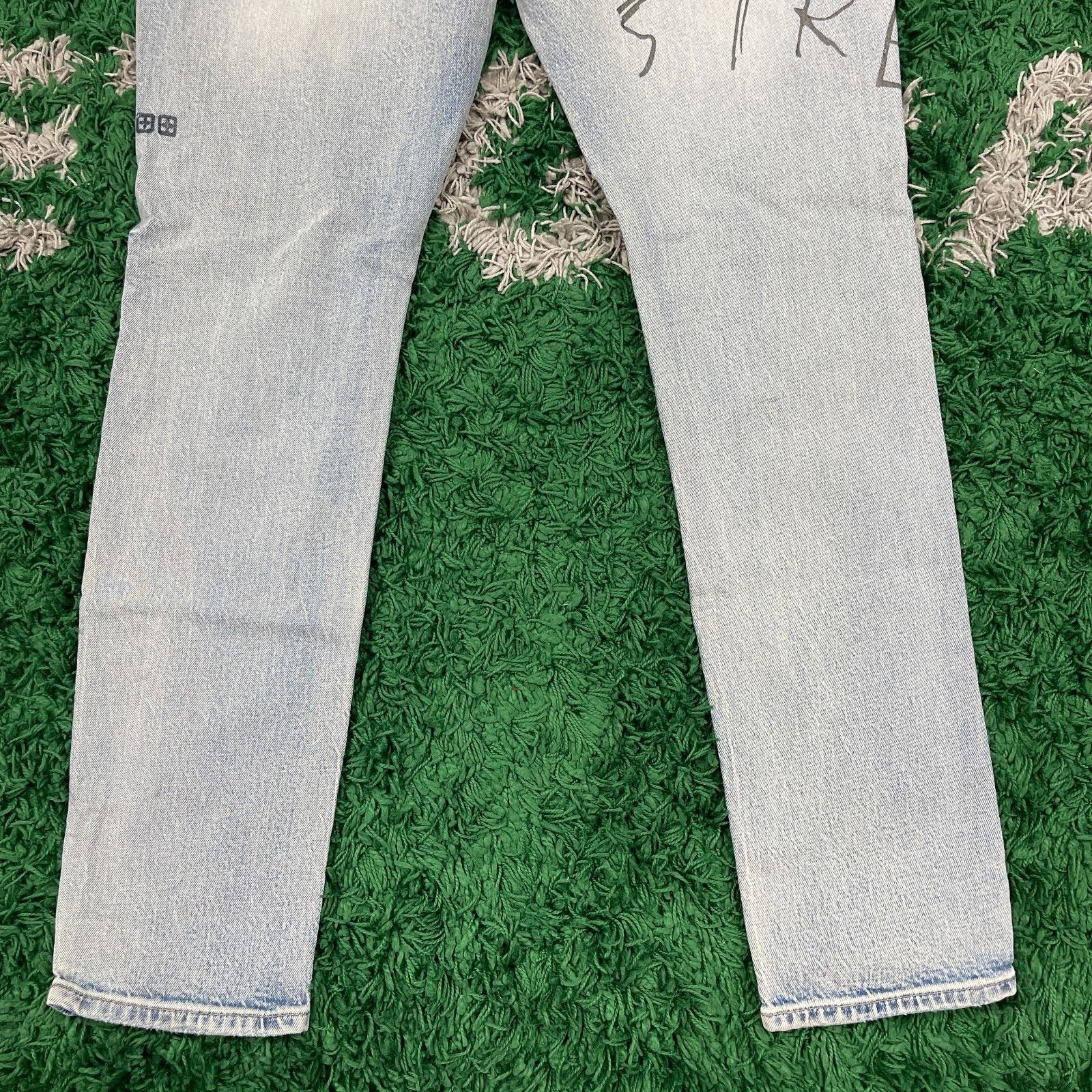 Ksubi Ksubi Chitch Washed Out Royalty Blue Denim Jeans Pants Size US 38 / EU 54 - 10 Thumbnail