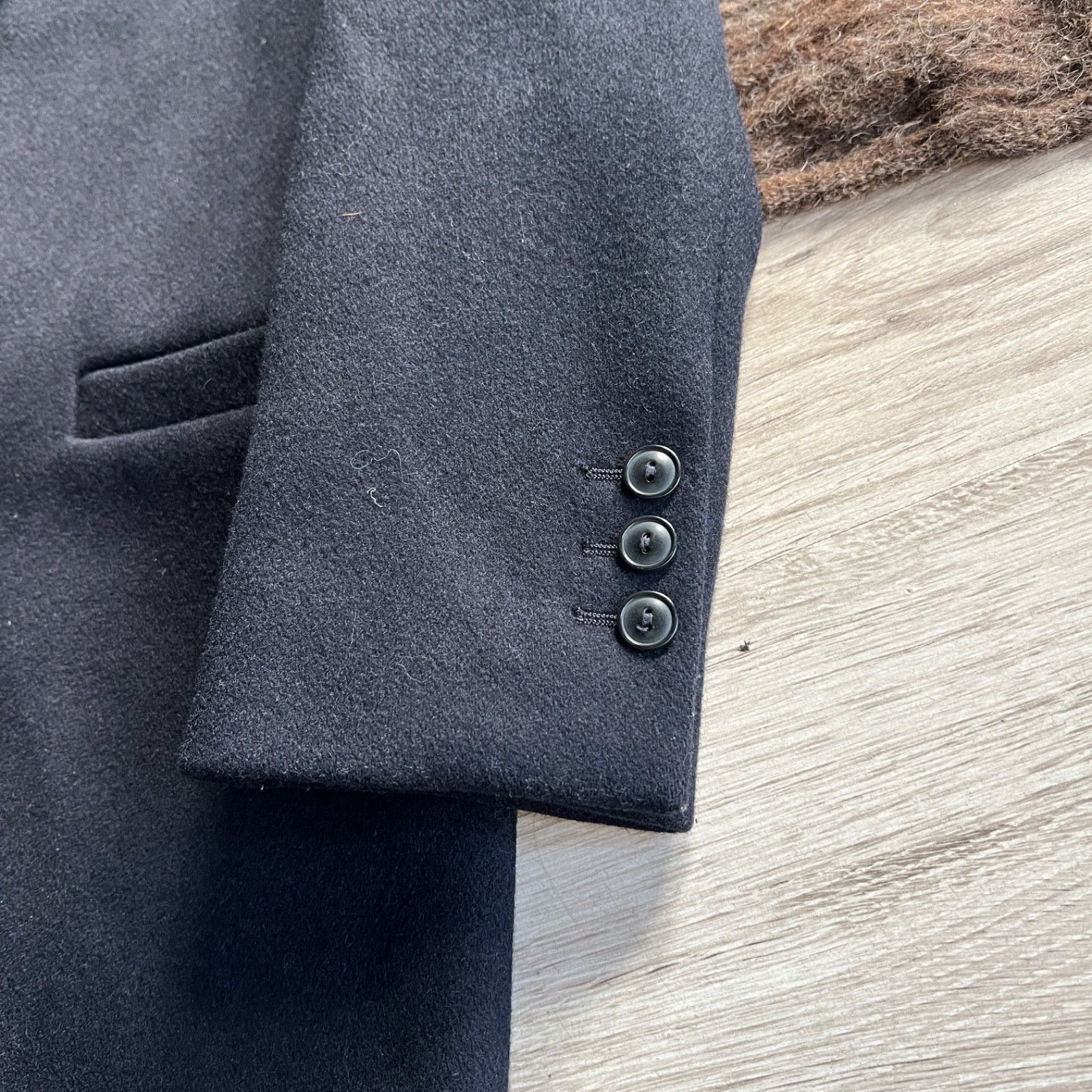 A.P.C. A.P.C. Paris Women’s Wool Blend Navy Overcoat Coat Size 34 Size M / US 6-8 / IT 42-44 - 5 Thumbnail