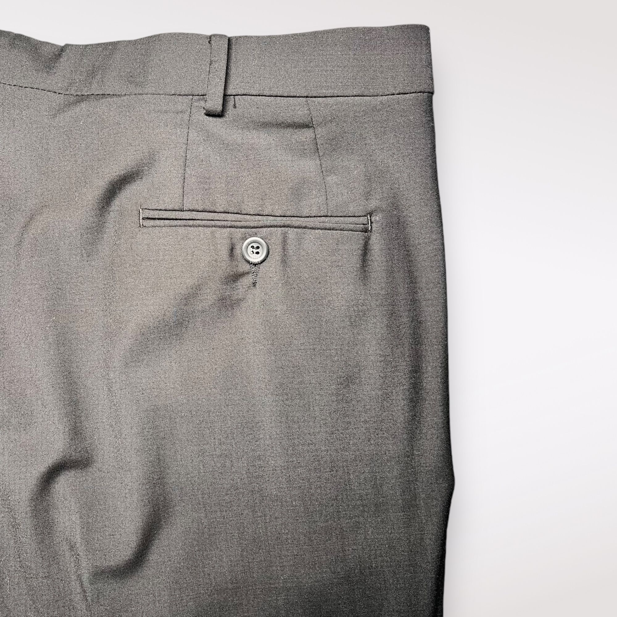 Dockers VTG Dockers Premium Wool Blend Trousers Black Pleated 42 X 3 Size US 42 / EU 58 - 9 Thumbnail