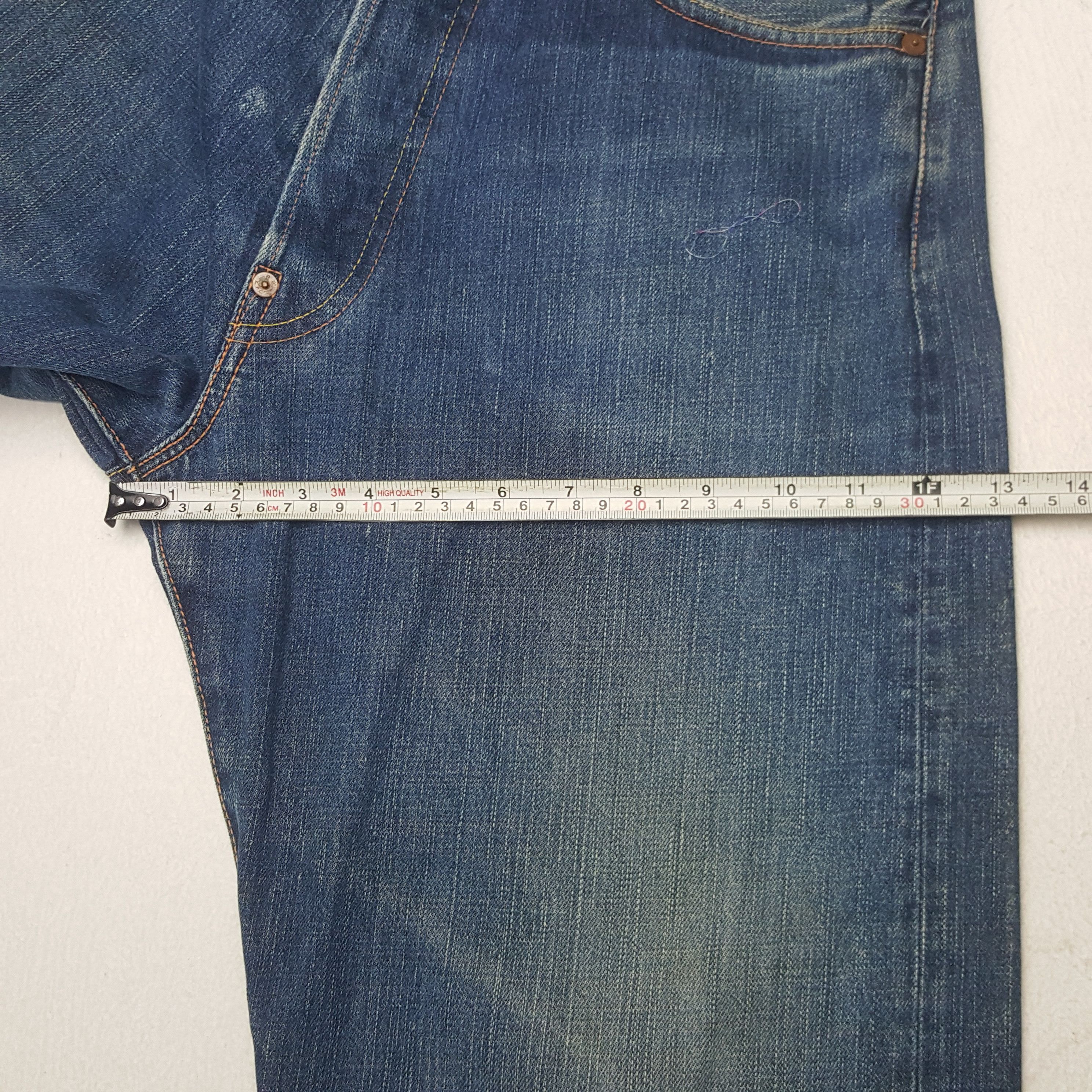 Evisu × Japanese Brand × Vintage Vintage Evisu Japanese Brand Daicock Custom Art Denim Jeans Size US 30 / EU 46 - 11 Thumbnail