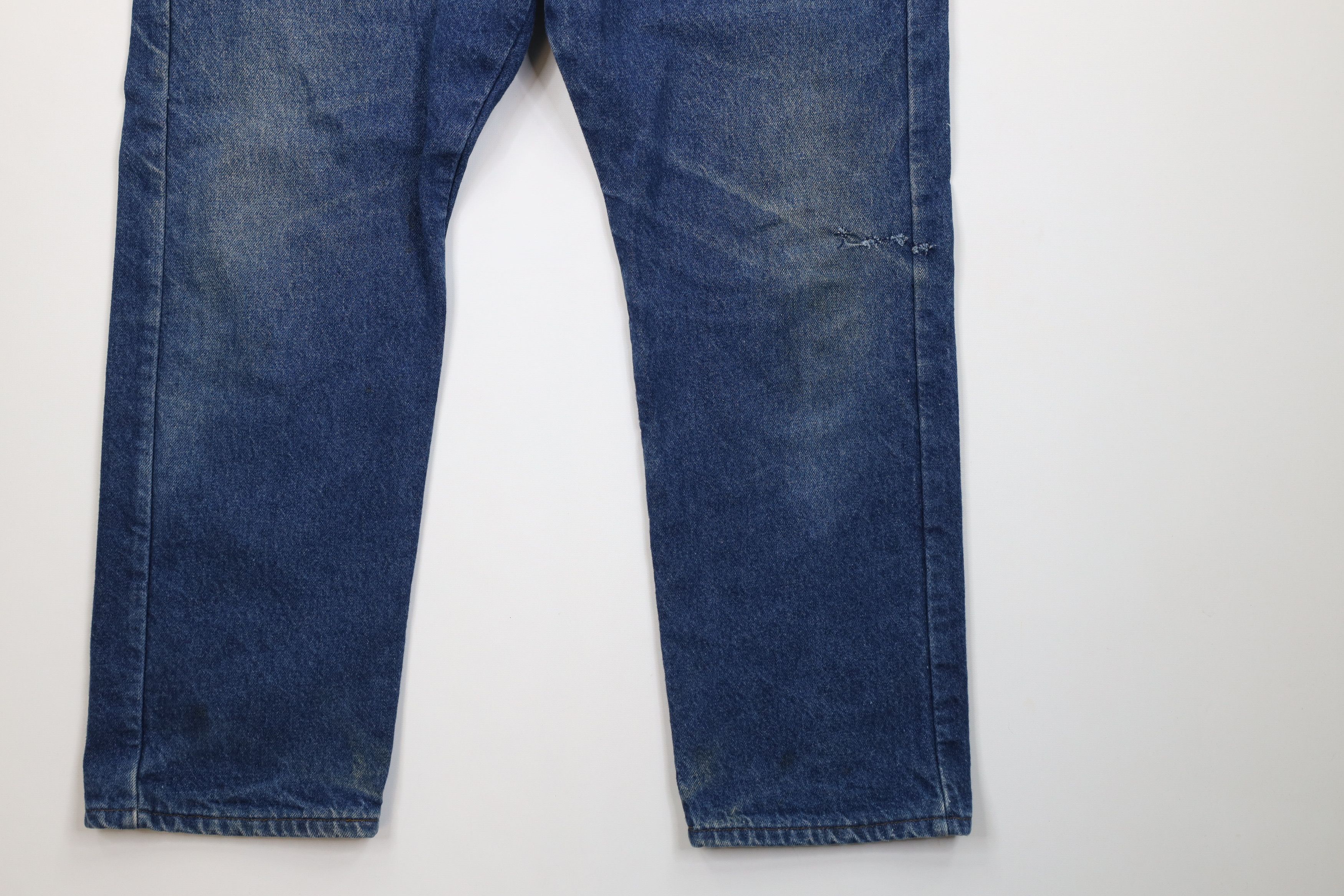 L.L. Bean Vintage 90s LL Bean Flannel Lined Straight Leg Jeans USA Size US 44 / EU 60 - 5 Thumbnail
