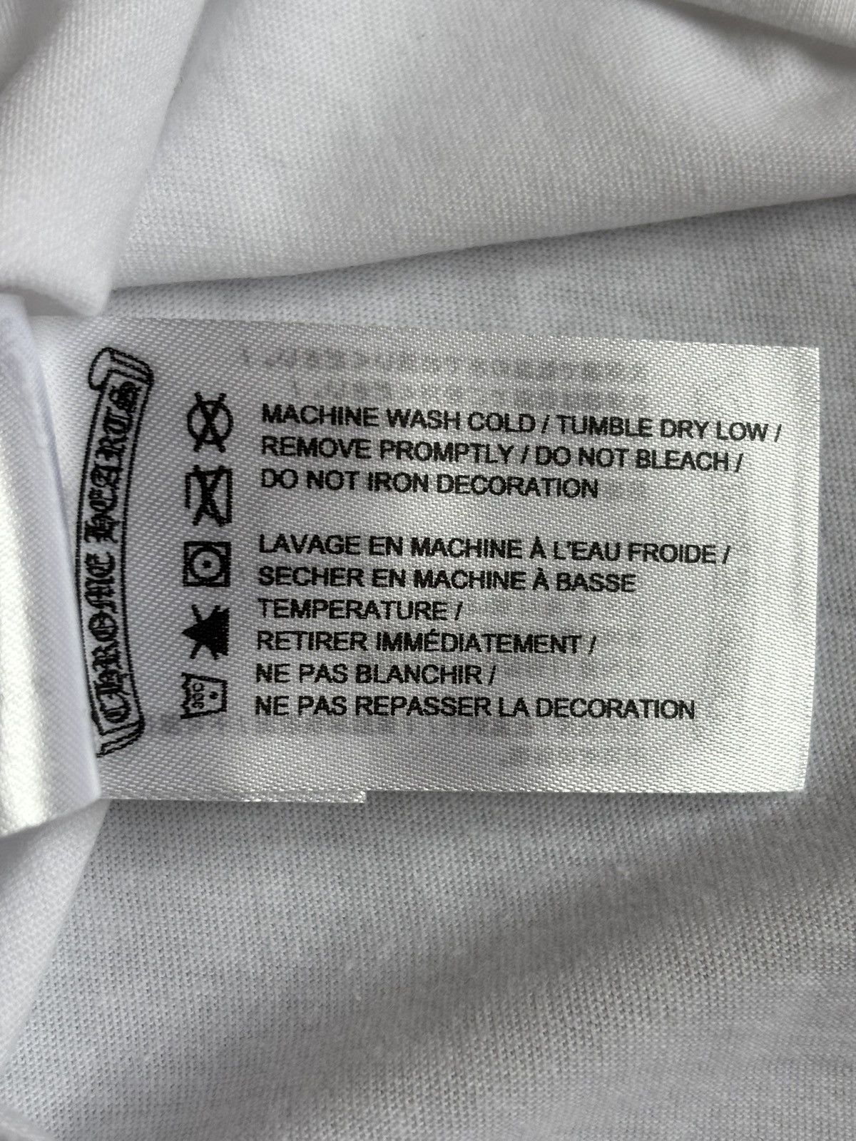 Chrome Hearts Chrome Hearts White Scroll Tee Size US L / EU 52-54 / 3 - 6 Thumbnail