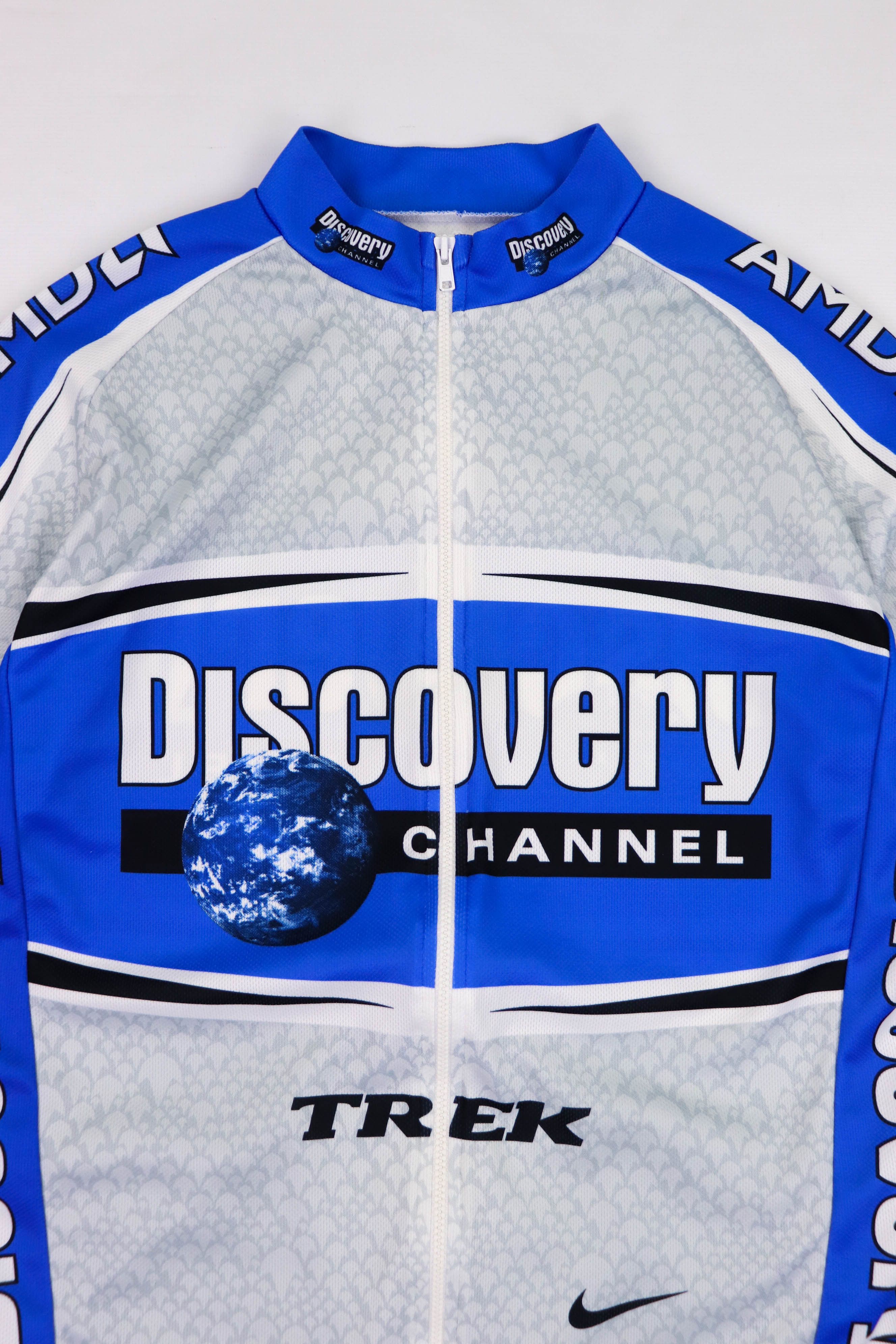 Nike Nike 00s Vintage DriFit Discovery Channel Zip Cycling Jersey Size US M / EU 48-50 / 2 - 3 Thumbnail