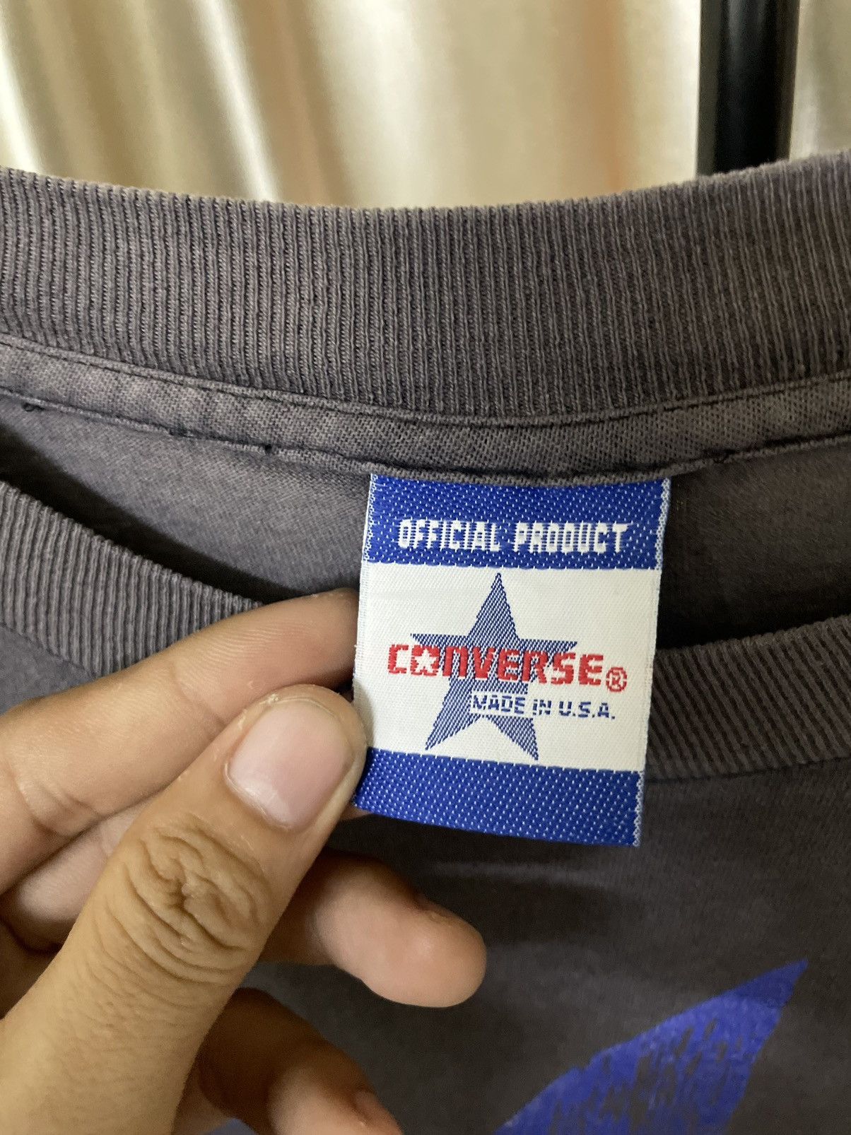 Converse × Vintage VINTAGE 80’ CONVERSE OFFICIAL PRODUCT TEE Size US XL / EU 56 / 4 - 8 Thumbnail