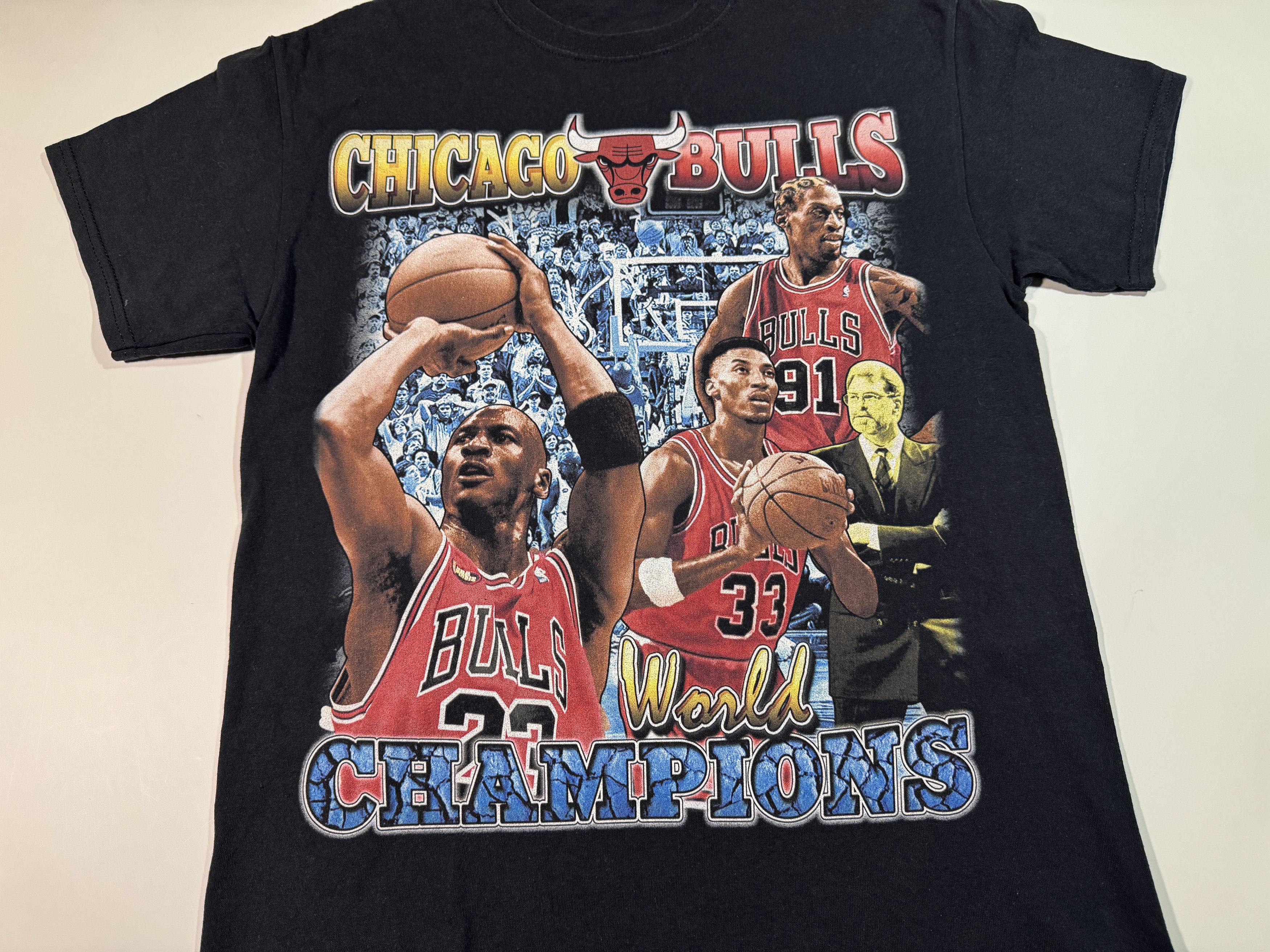 NBA Chicago Bulls Champions T-shirt Basketball Team Collage Size US M / EU 48-50 / 2 - 3 Thumbnail