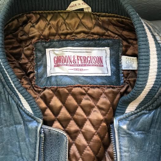 Other Vintage Gordon & Ferguson Leather Bomber Jacket Size US M / EU 48-50 / 2 - 9 Thumbnail