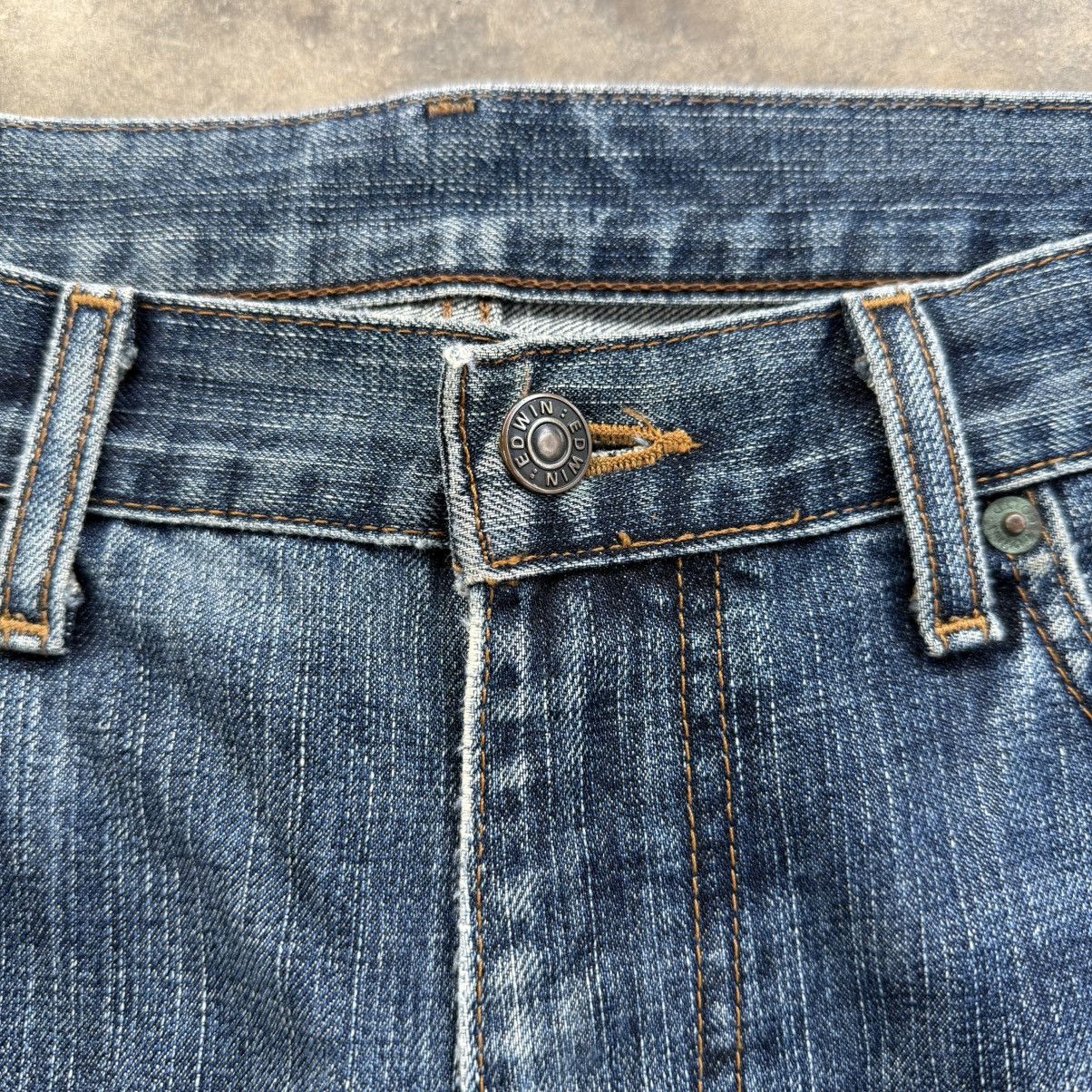 Edwin VINTAGE EDWIN FADED JEANS DENIM PANTS Size US 33 - 4 Thumbnail