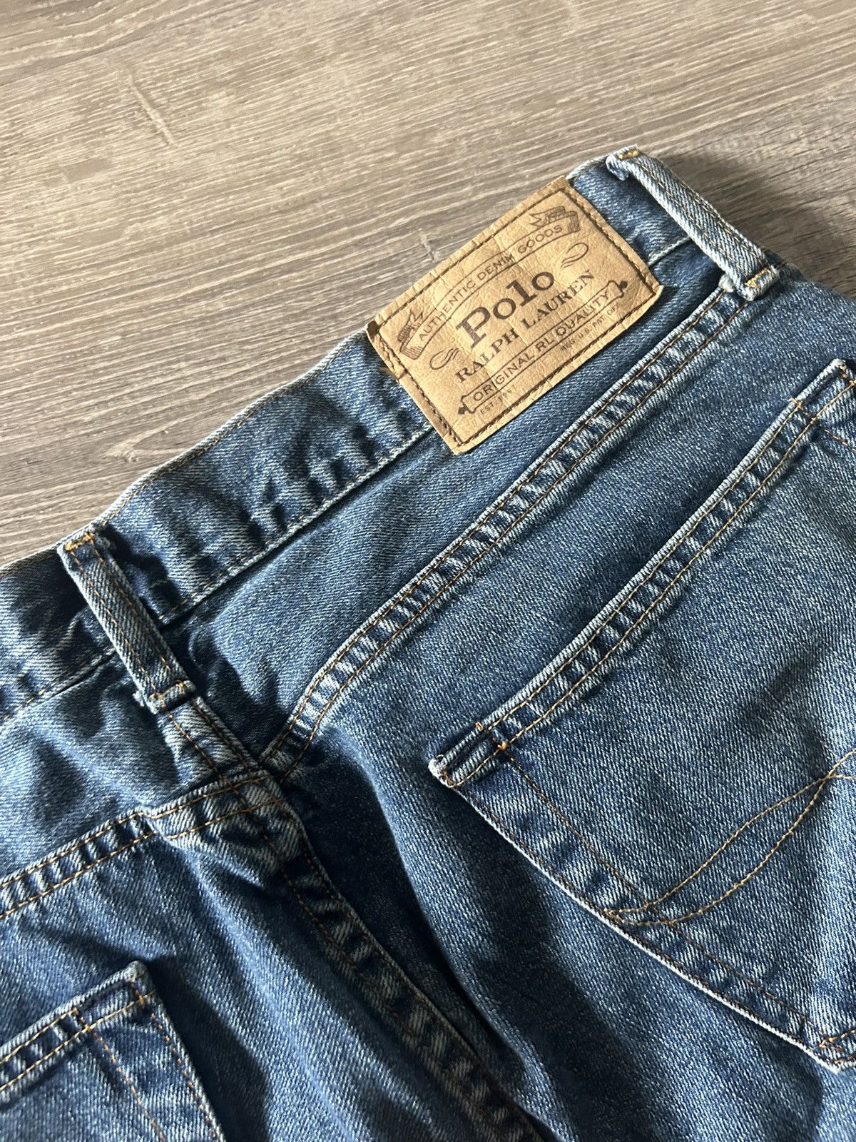 Polo Ralph Lauren × Ralph Lauren Polo Ralph Lauren men’s denim blue jeans Size US 34 / EU 50 - 5 Thumbnail