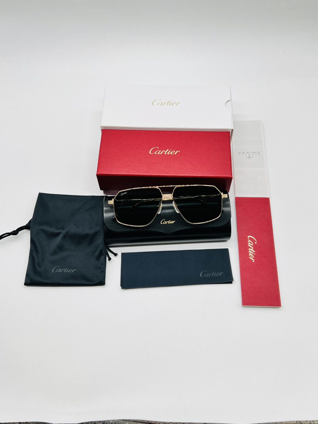 Cartier Cartier CT0207S 004 Sunglasses Glasses NEW Size ONE SIZE - 1 Thumbnail