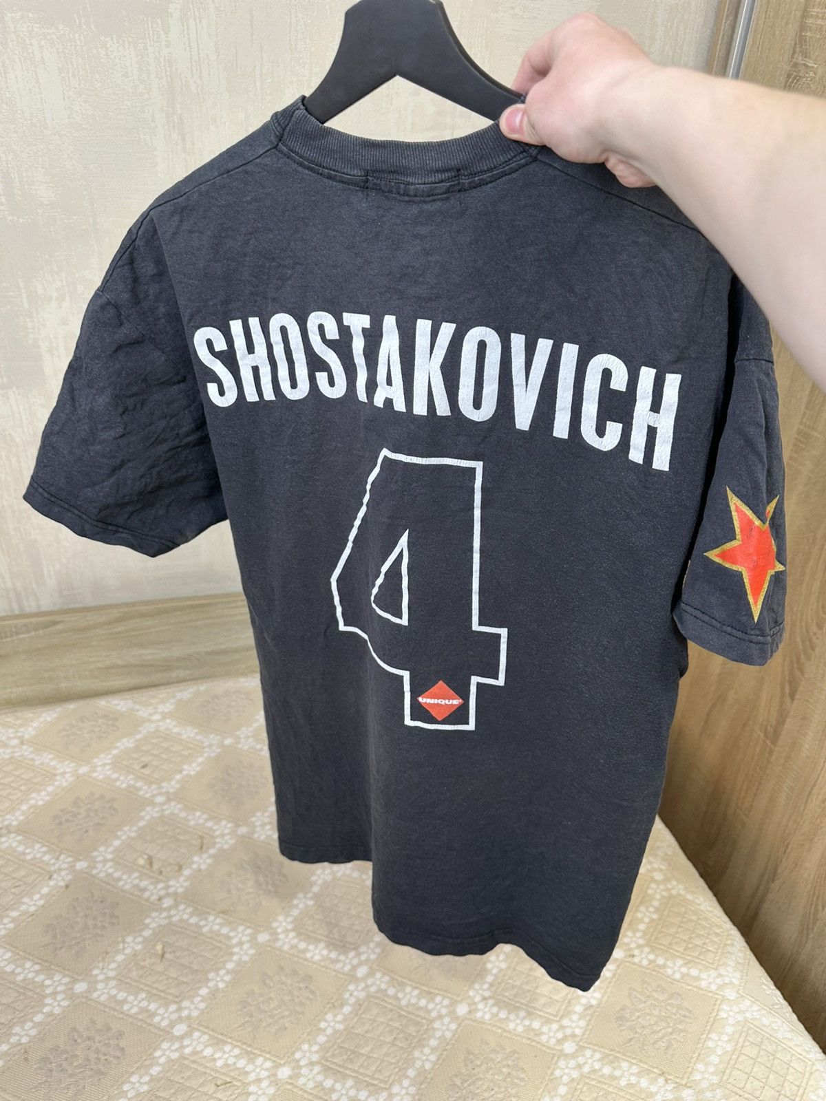 Vintage 🔥 Shostakovich Dmitri Football USSR Vintage Rare T Shirt Size US L / EU 52-54 / 3 - 6 Thumbnail