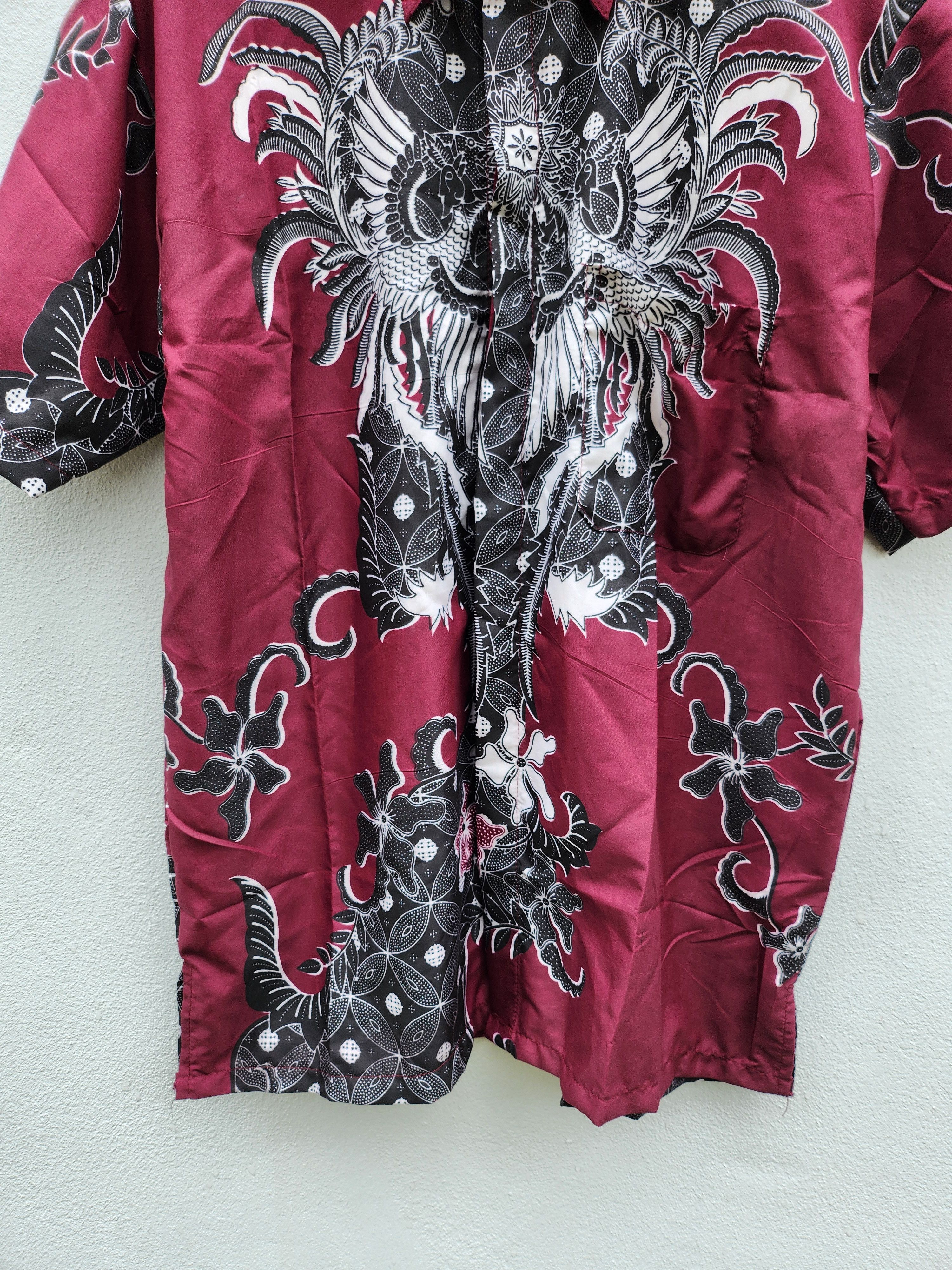 Batik Bay × Japanese Brand 💥Batik Motif Hawaiian Style Shirt Size US XL / EU 56 / 4 - 5 Thumbnail