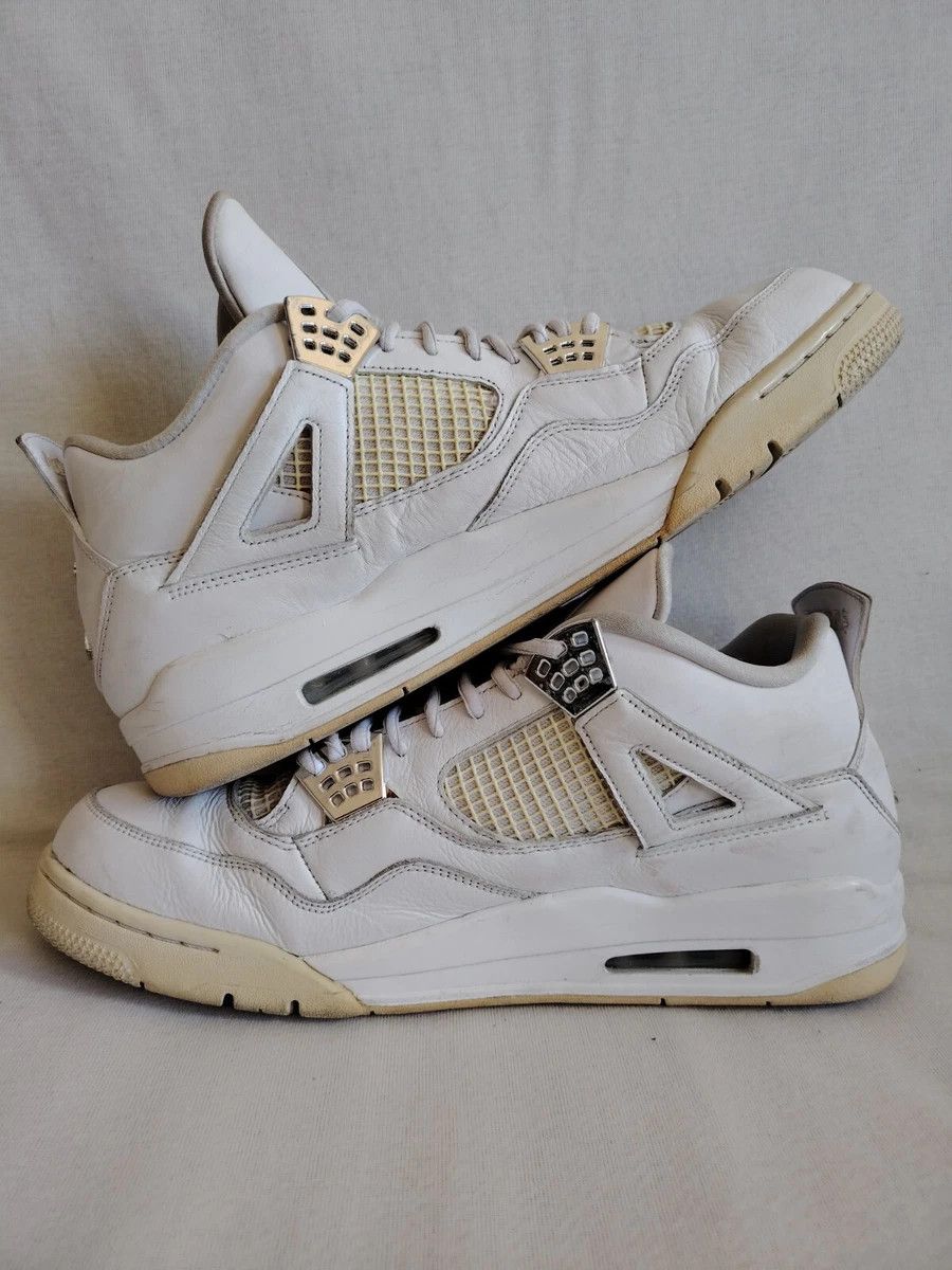 Nike NIKE AIR JORDAN 4 Retro 'PURE MONEY' 308497-100 Size 14 US Size US 14 / EU 47 - 2 Thumbnail