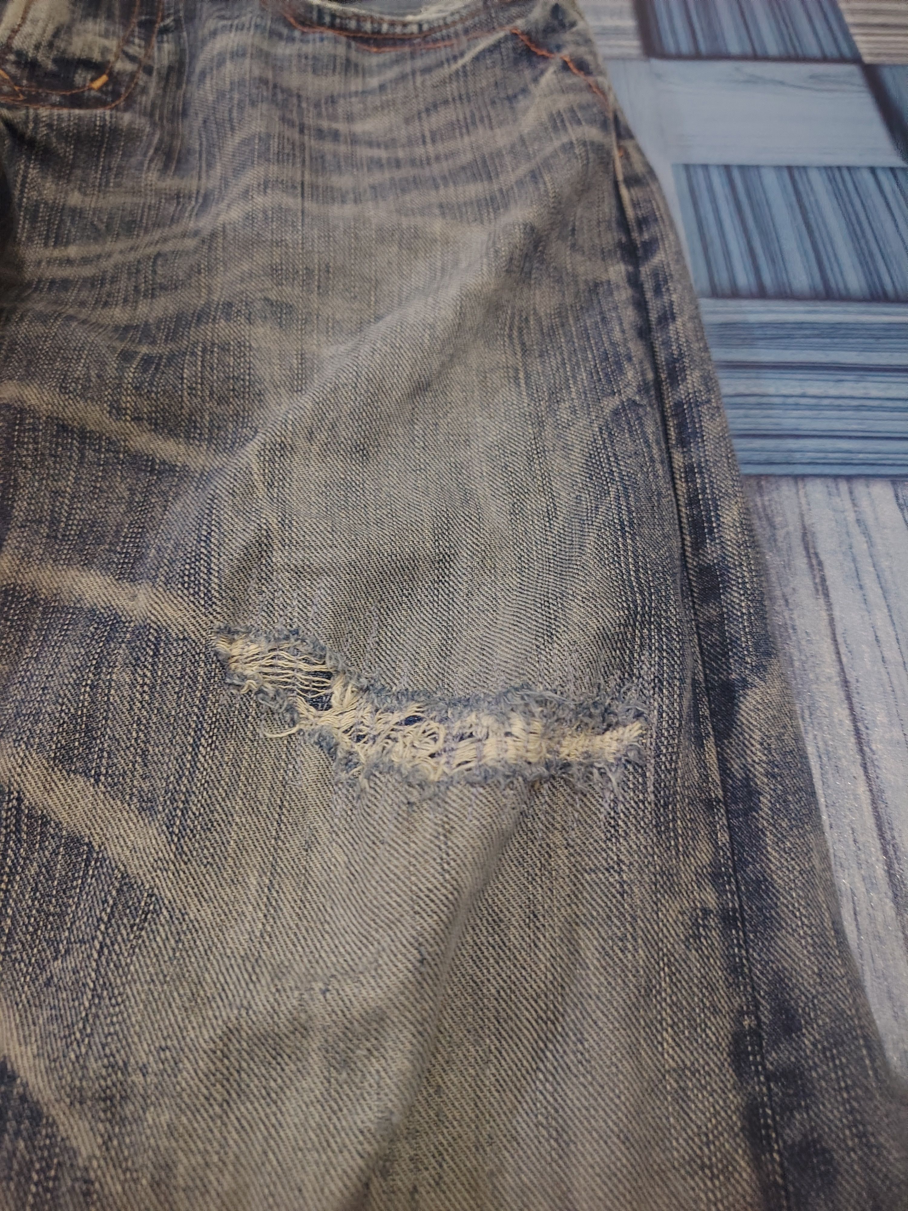 Edwin Edwin Exclusive Vintage Distressed Jeans Orange Stitch Size US 30 / EU 46 - 7 Thumbnail