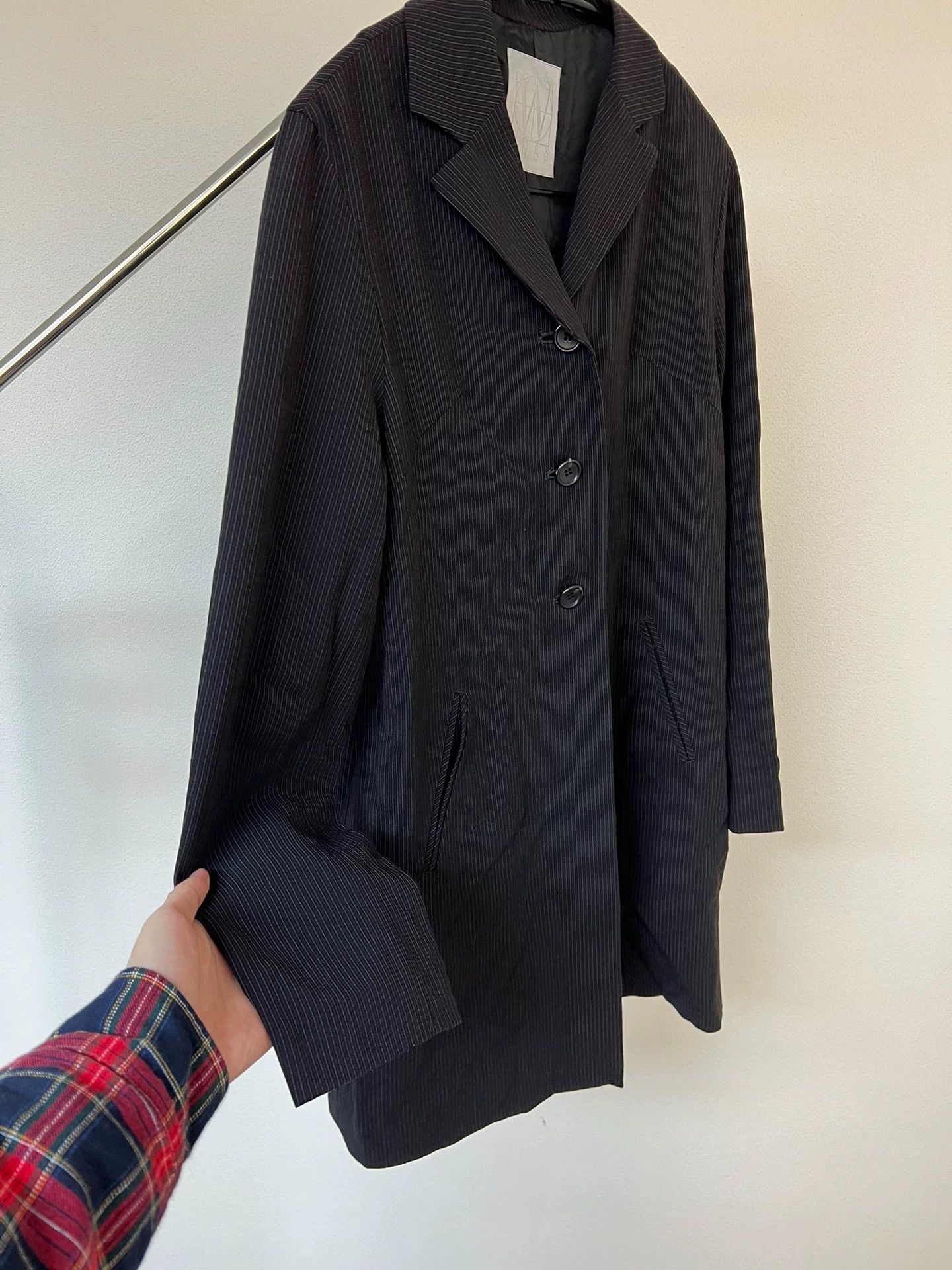 Yohji Yamamoto Yohji Yamamoto Workshop Stripe Overcoat M Size M / US 6-8 / IT 42-44 - 3 Thumbnail
