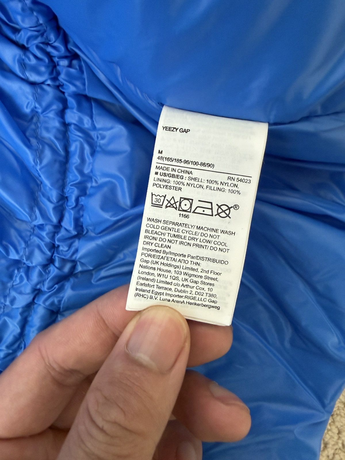 Gap × Yeezy YZY Gap Blue Round Jacket puffer yeezy kanye west Size US M / EU 48-50 / 2 - 4 Thumbnail