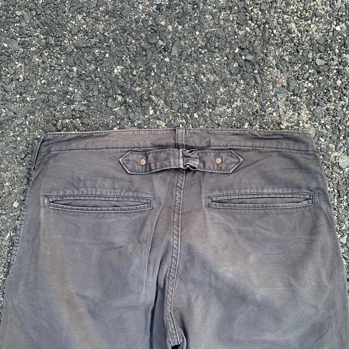 Beams Japan Beams W30 L31 Black Faded Trousers Blank Cinch Back Pants Size US 30 / EU 46 - 9 Thumbnail