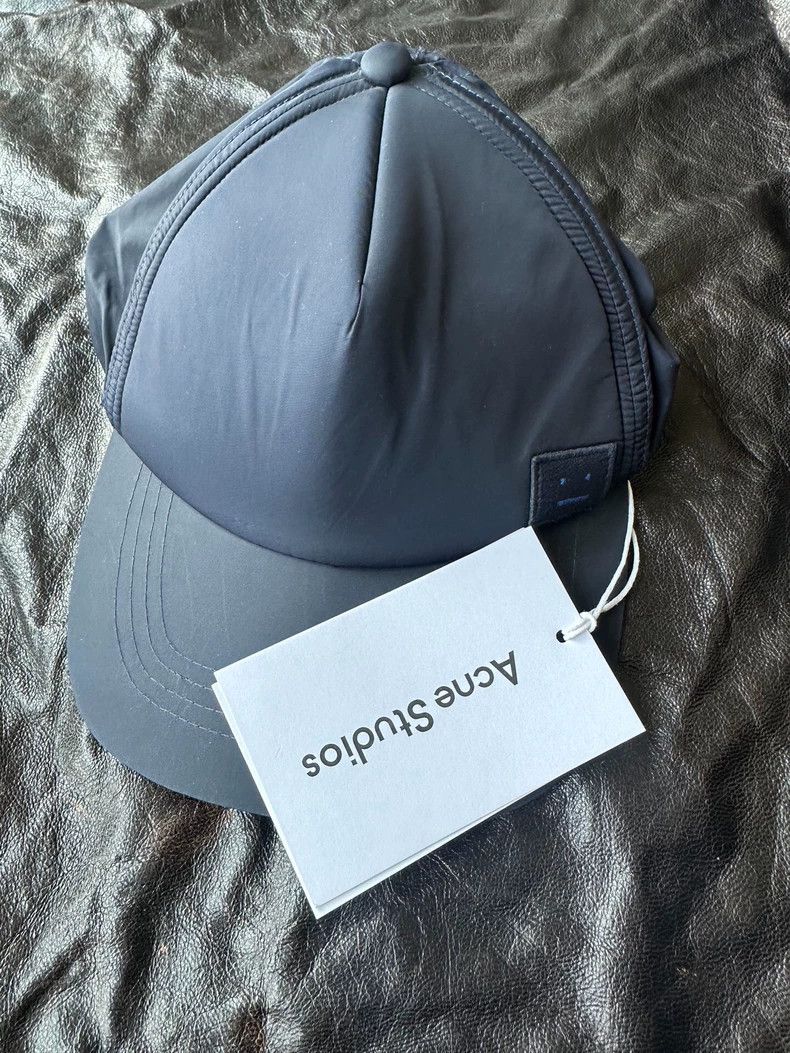 Acne Studios Acne studios Smiling Face Square Label Cap Baseball Cap Size ONE SIZE - 1 Thumbnail