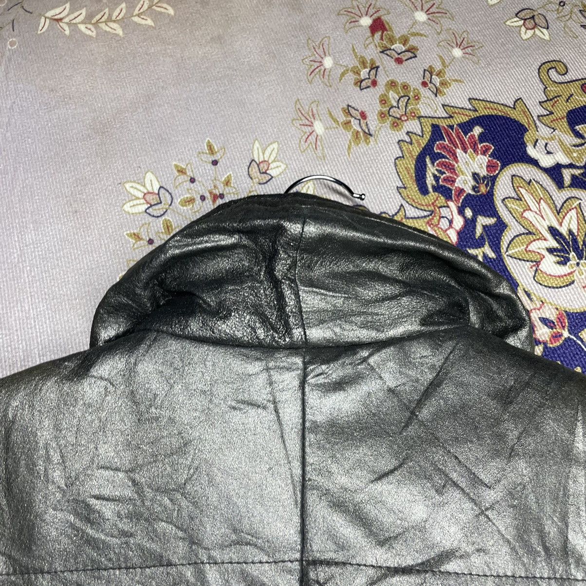 Kansai Yamamoto Kansai Bis by Kansai Yamamoto PU Leather Puffer Jacket Size M / US 6-8 / IT 42-44 - 12 Thumbnail