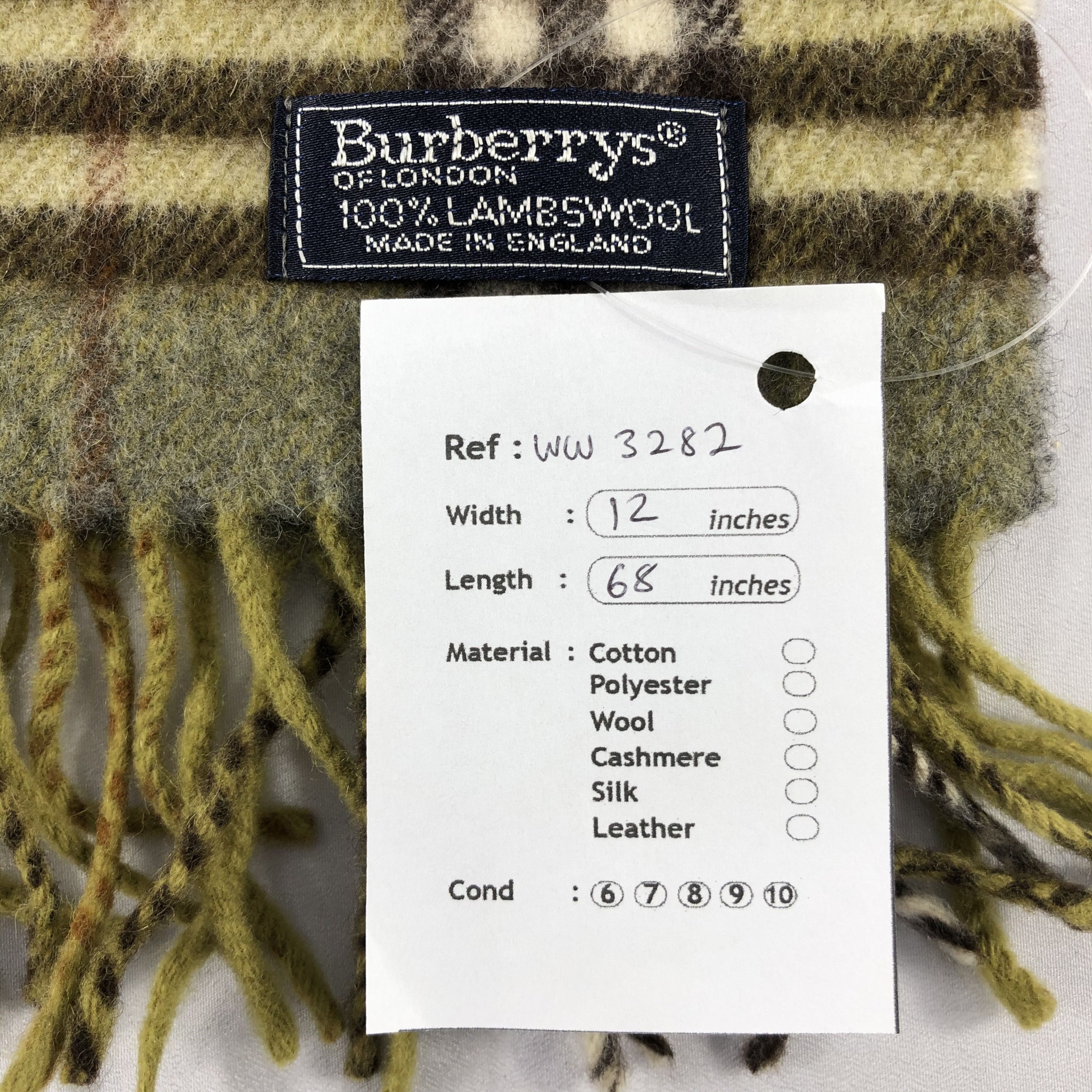 Burberry Vintage Burberry Scarf - WW3282 Size ONE SIZE - 7 Thumbnail