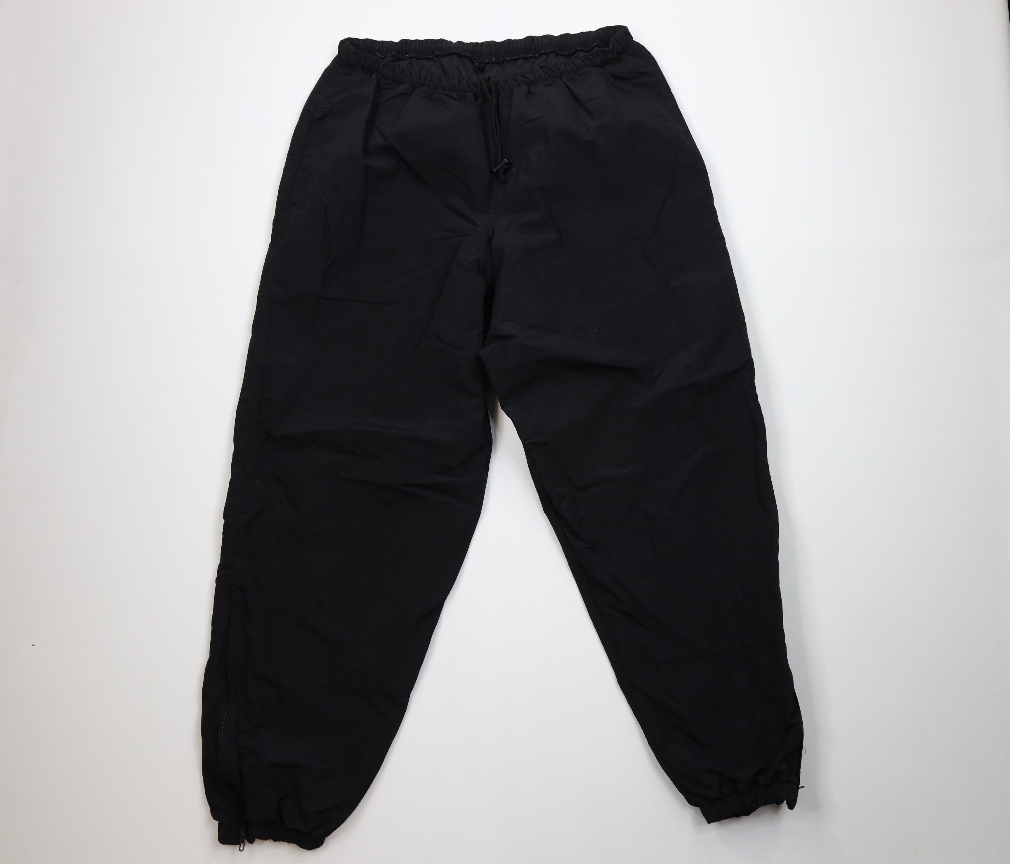 Vintage Vintage 90s Streetwear Windbreaker Joggers Pants Black Size US 38 / EU 54 - 1 Thumbnail