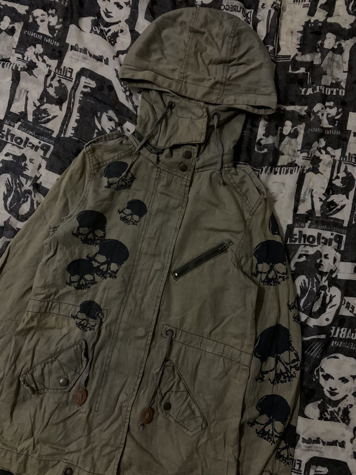 Le Grande Bleu (L.G.B.) Avant Garde Gled News Military Gorpcore Hoodie Jacket Size S / US 4 / IT 40 - 6 Thumbnail
