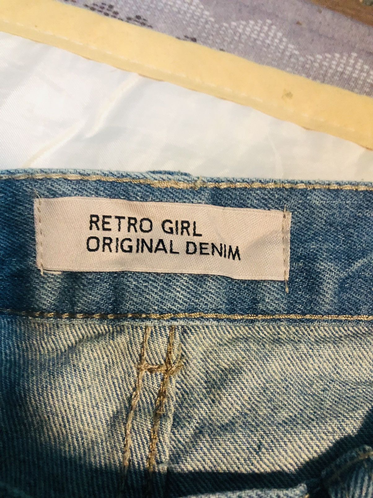 Japanese Brand Retro Girl Distressed Denim Jeans (10) Size 28" / US 6 / IT 42 - 11 Thumbnail