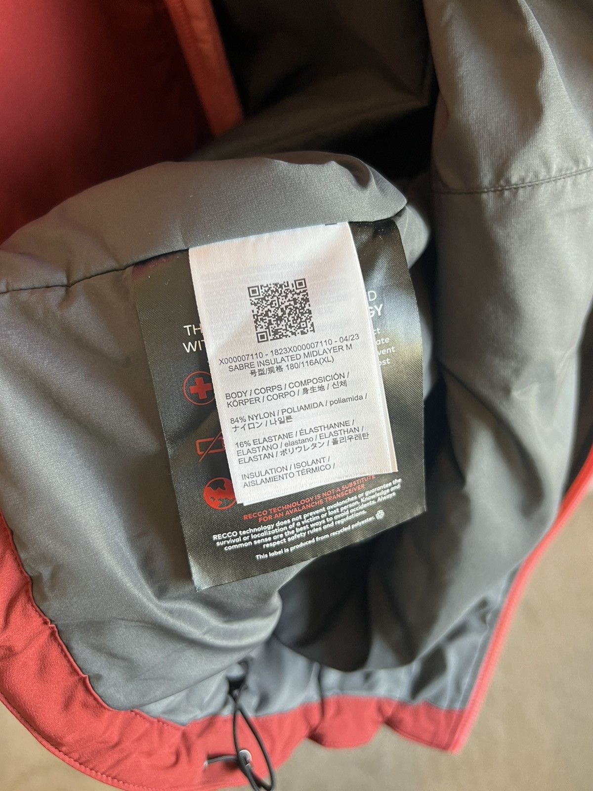 Arc'teryx Arc’teryx Sabre Insulated Midlayer Jacket (XL) Atom Style Size US XL / EU 56 / 4 - 4 Thumbnail