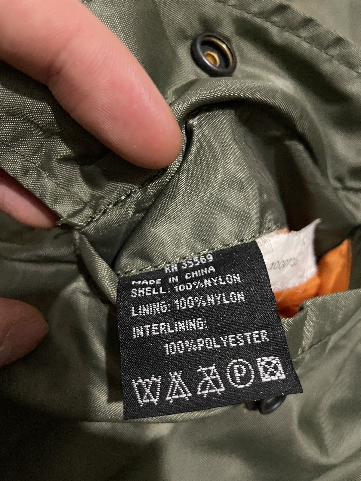 Alpha Industries Alpha Industries MA-1 50th Anniversary Top Gun bomber Size US L / EU 52-54 / 3 - 21 Thumbnail