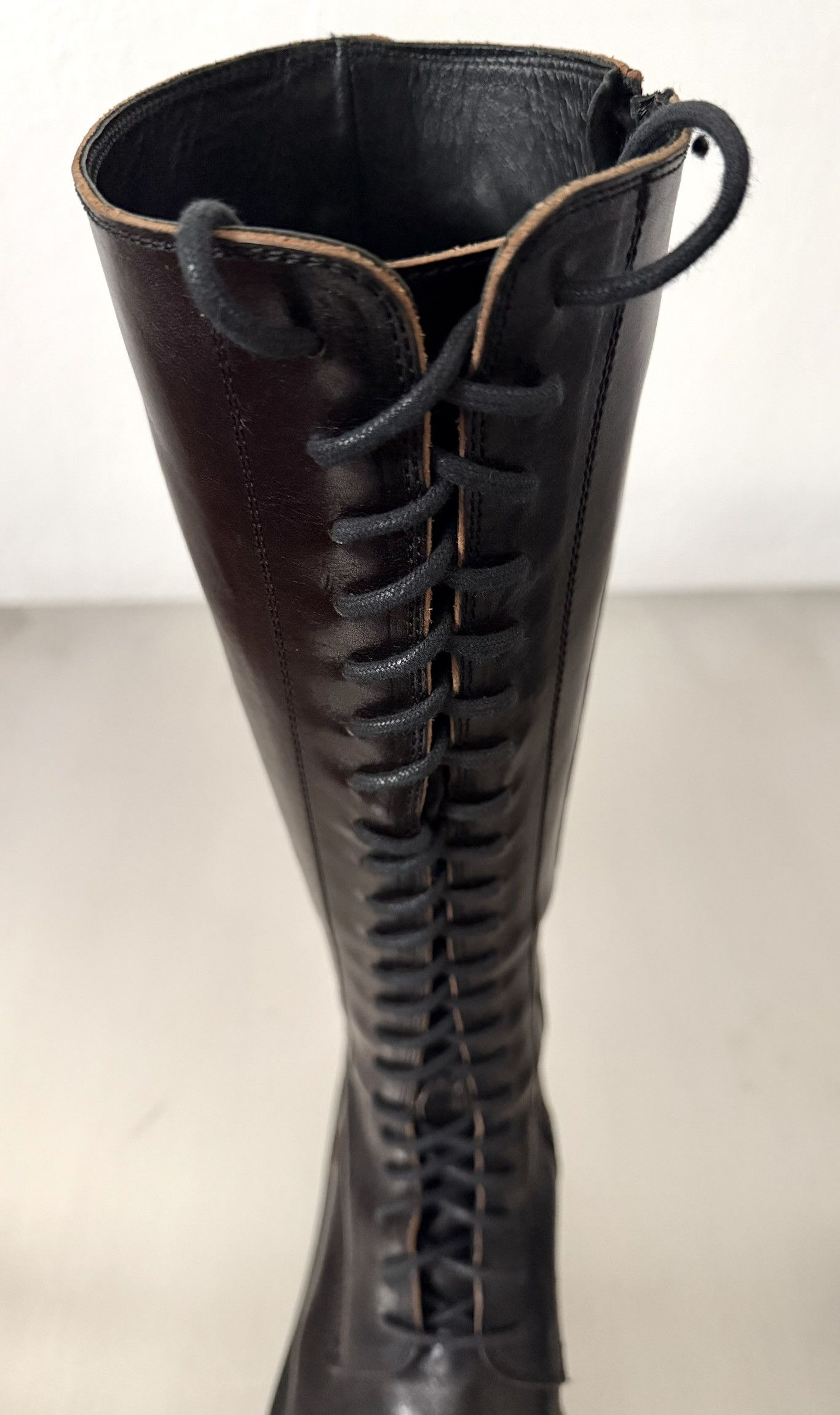 Ann Demeulemeester Ann Demeulemeester Lace Up Combat Boots Black 44 Size US 11 / EU 44 - 3 Thumbnail