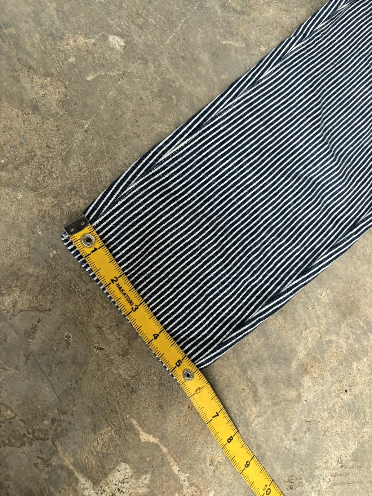 Other japanese Brand Deep Blue Stripe Pants Size US 29 - 13 Thumbnail