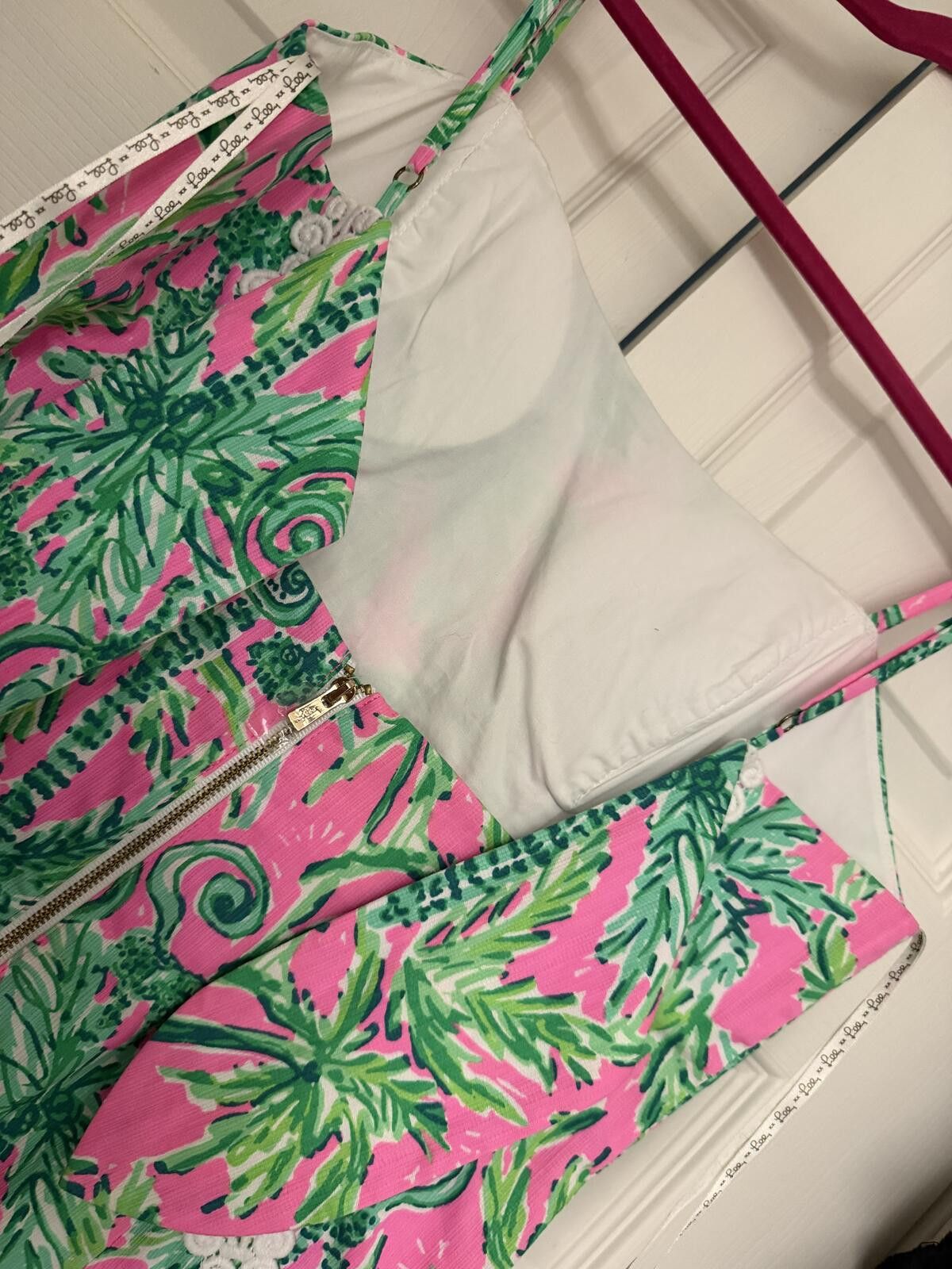Lilly Pulitzer Lilly Pulitzer Prosecco Pink Hanging Around Shelli Stretch Size M / US 6-8 / IT 42-44 - 8 Thumbnail
