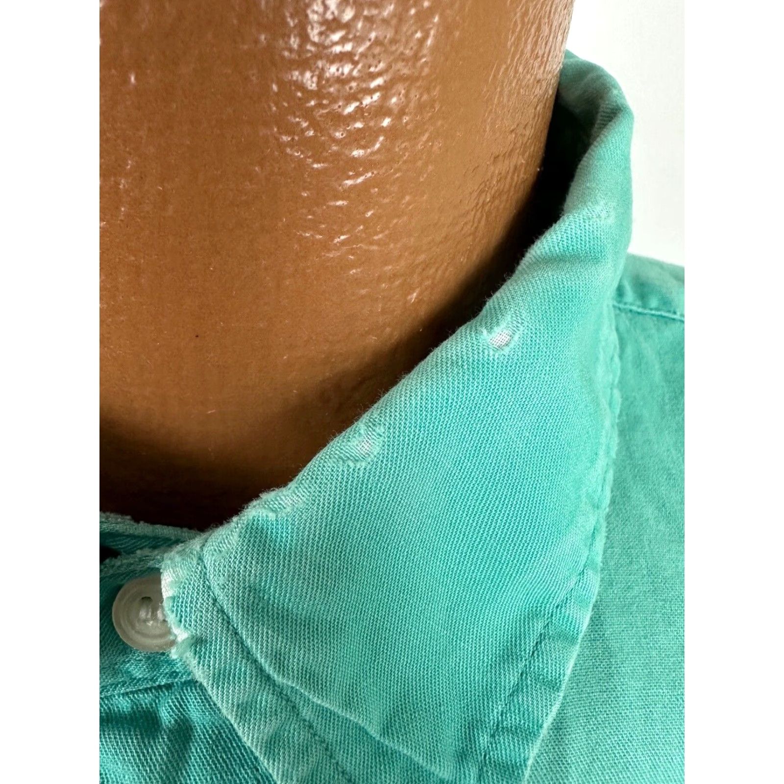 Ralph Lauren VINTAGE Ralph Lauren Shirt Mens 2XL Oversize Frays Holes Grunge Distressed Green Shirt Mens 2XL Oversize Grunge Distressed Green Size US XXL / EU 58 / 5 - 6 Thumbnail