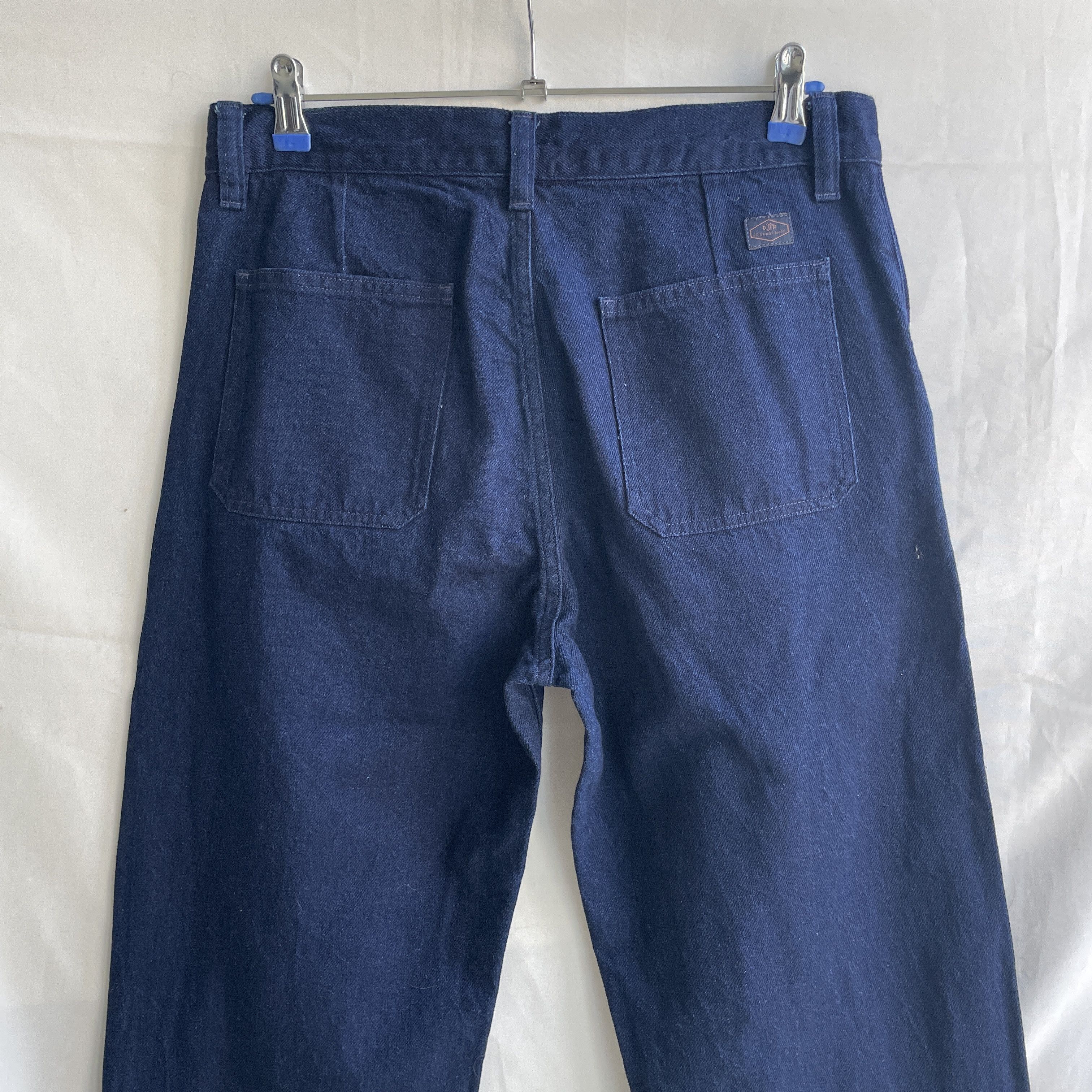 Nudie Jeans Nudie Jeans Indigo Relaxed Denim Work Pants Size 31x30 Size US 30 / EU 46 - 4 Thumbnail