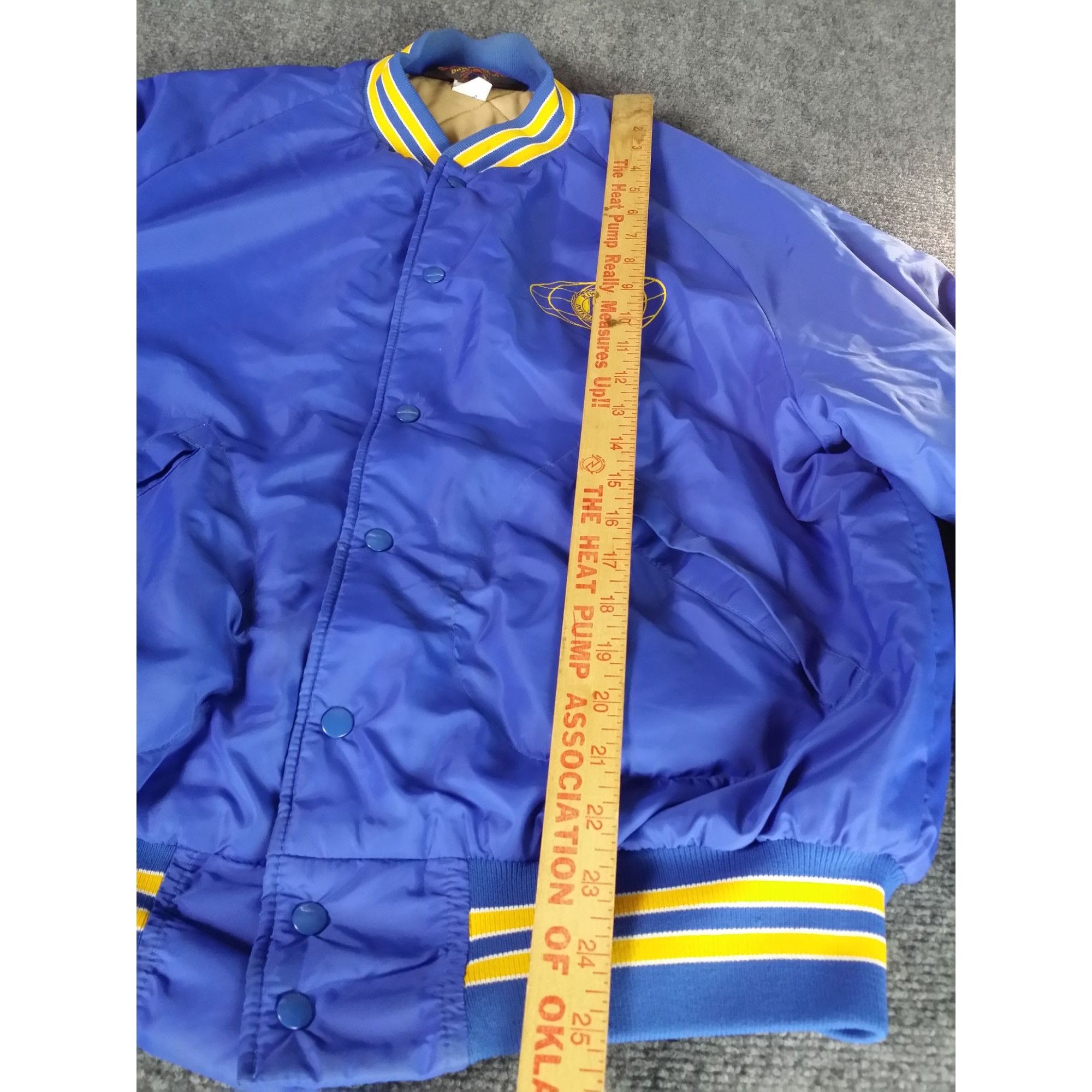 Dunbrooke Vintage Kiwanis Club Of Casper Varsity Jacket Men Sz L 44-46 Size US L / EU 52-54 / 3 - 3 Thumbnail