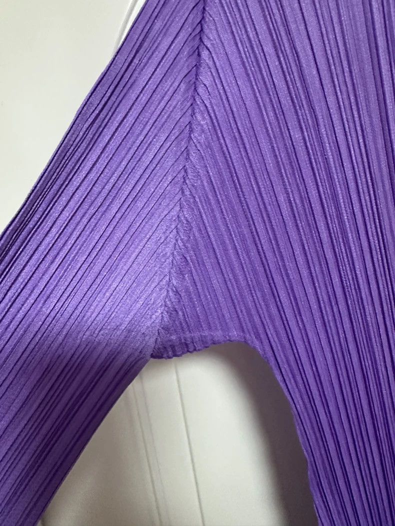 Issey Miyake Issey Miyake size:3 Purple long-sleeved dress Size M / US 6-8 / IT 42-44 - 3 Thumbnail
