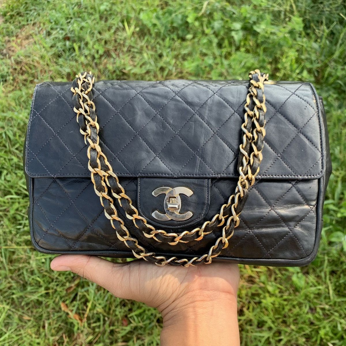 Chanel Vintage Small Flap Chain Bag