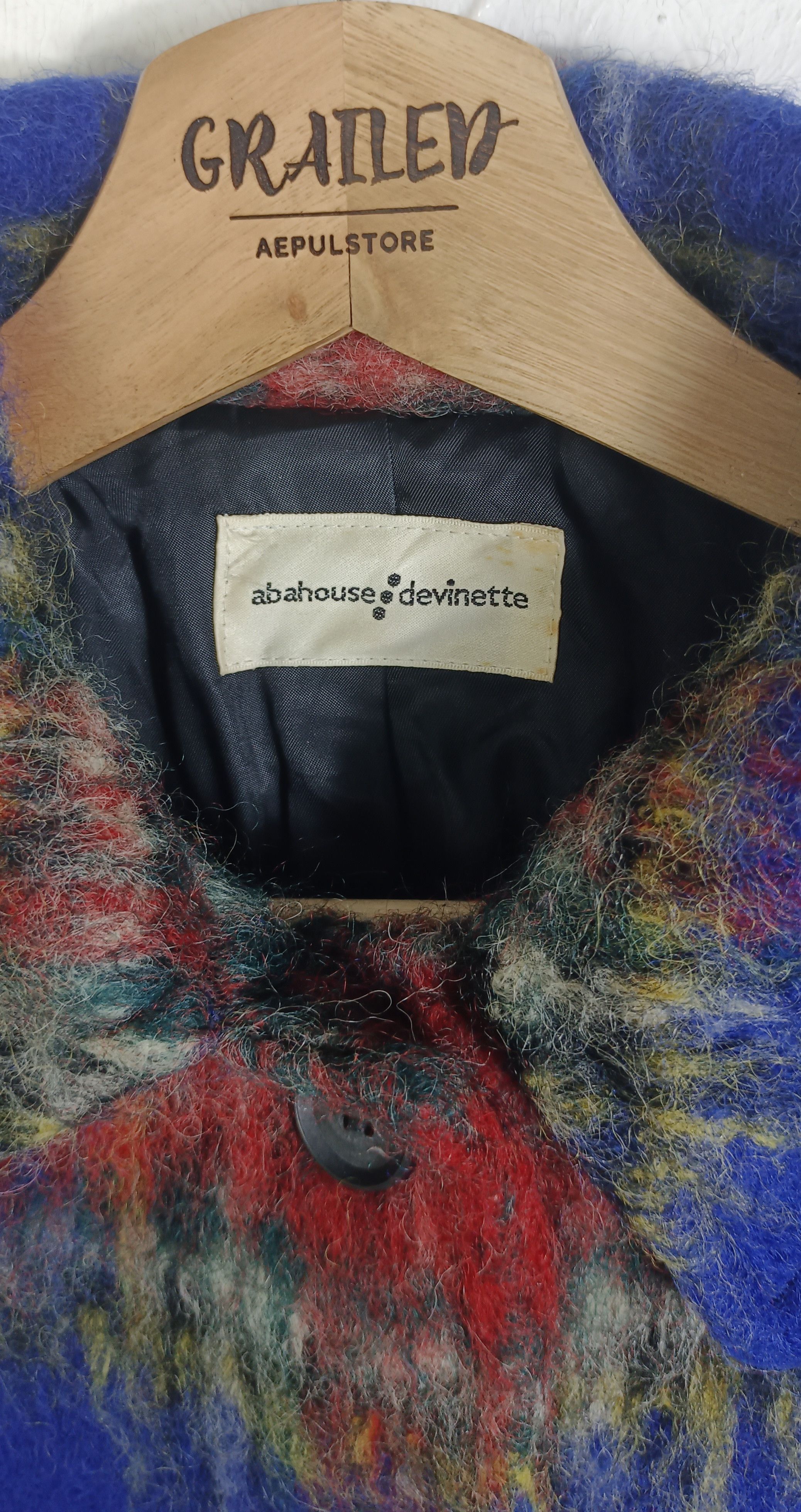 ABAHOUSE Vintage Abahouse Devinette Mohair Wool Jacket Size M / US 6-8 / IT 42-44 - 9 Thumbnail