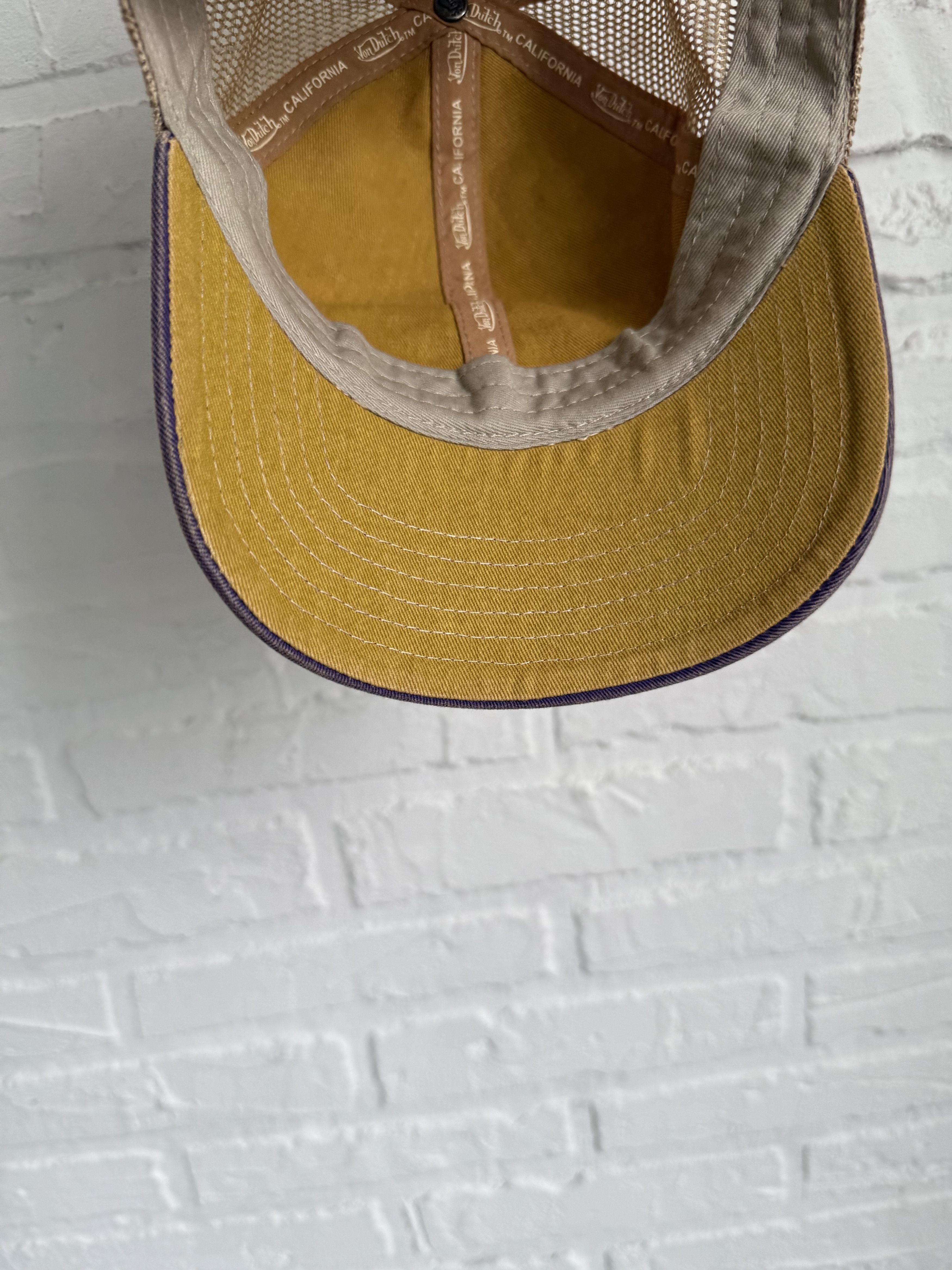 Von Dutch Von Dutch California mac4 yellow purple cap y2k Size ONE SIZE - 5 Thumbnail