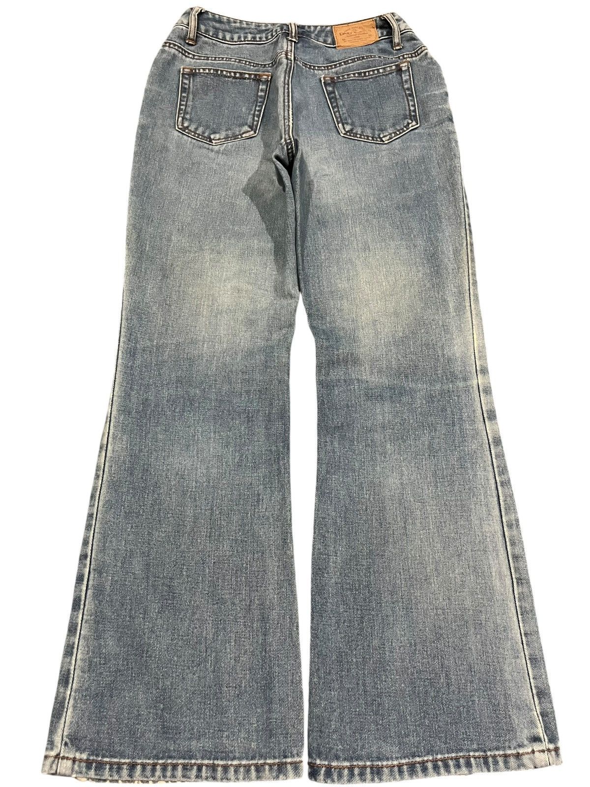 Hysteric Glamour × Japanese Brand Vintage Japanese Brand Blue Washed Distressed Flare Jeans Size 26" / US 2 / IT 38 - 2 Thumbnail