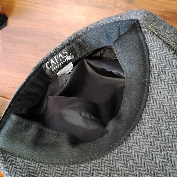 Other Vintage Capas Herringbone Newsboy Derby Ivy Driving Cap Hat Size ONE SIZE - 5 Thumbnail