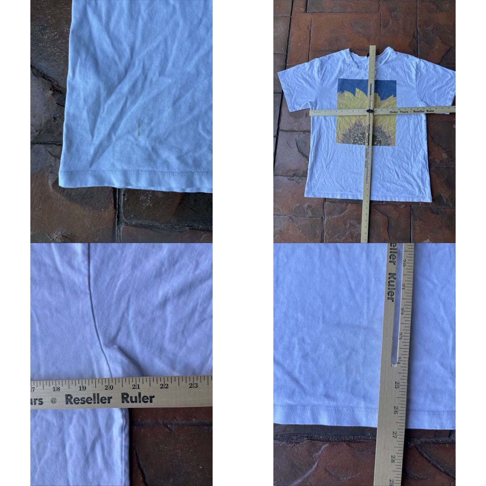Sandro Sandro Paris Sunflower Sparkely Sequin T-Shirt Women's Size 3 White Size XS / US 0-2 / IT 36-38 - 8 Thumbnail