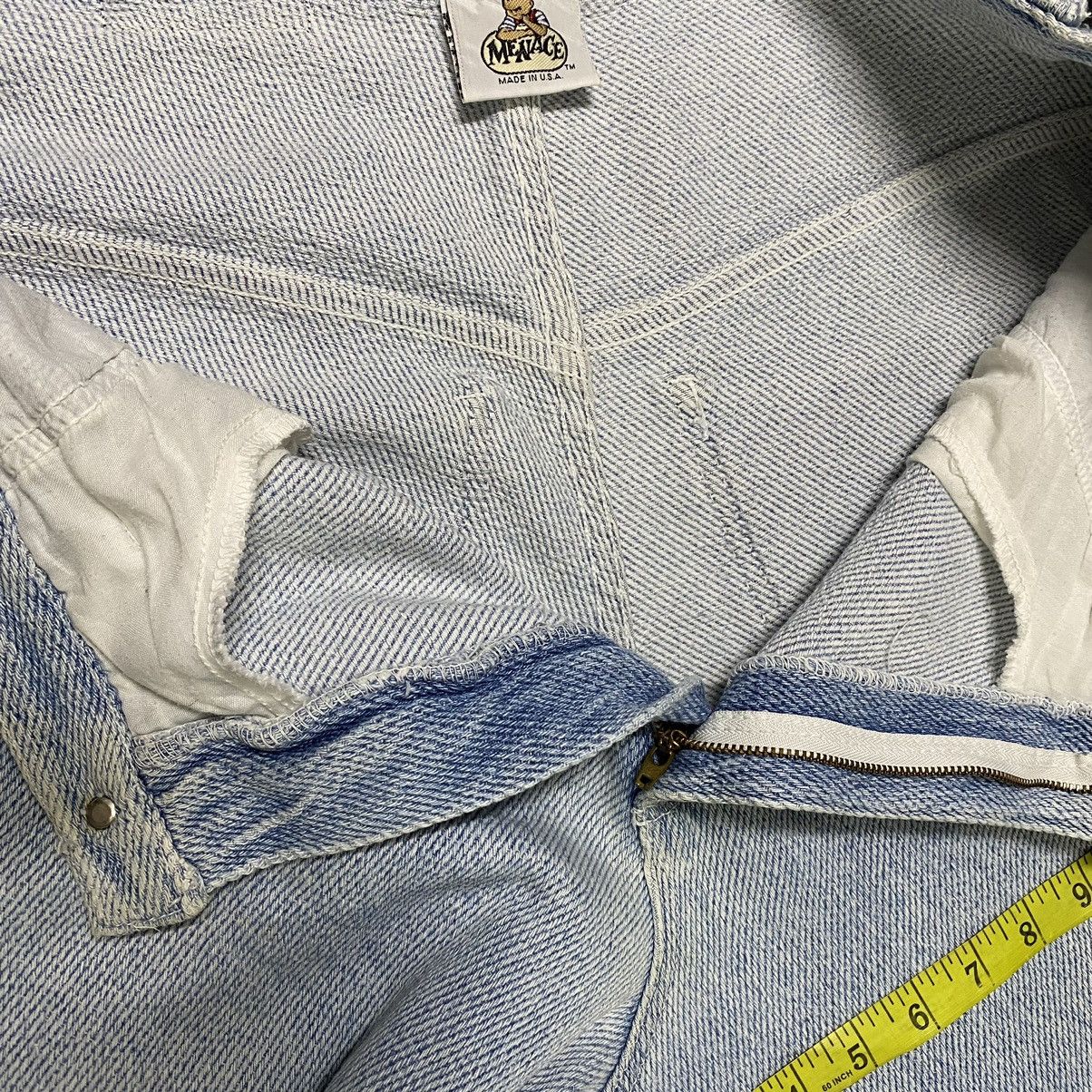 Menace Vintage 90s Menace Denim Baggy Pants Size US 38 / EU 54 - 21 Thumbnail